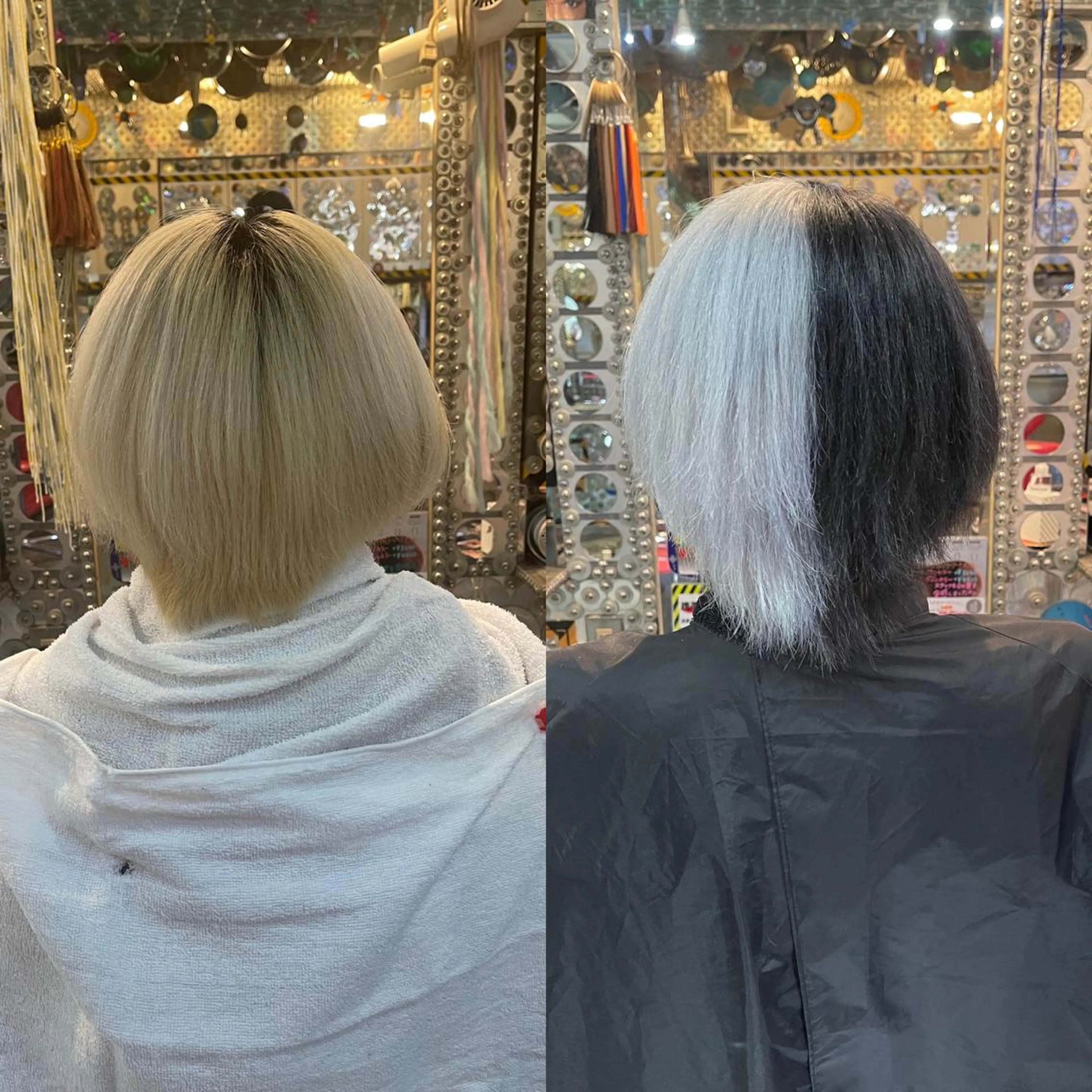 ショート カラー ヘアアレンジ ブリーチ ケアブリーチ デザインカラー haco+所属・🌈派手髪エクステ ブレイズ🌈ひろとのヘアスタイル