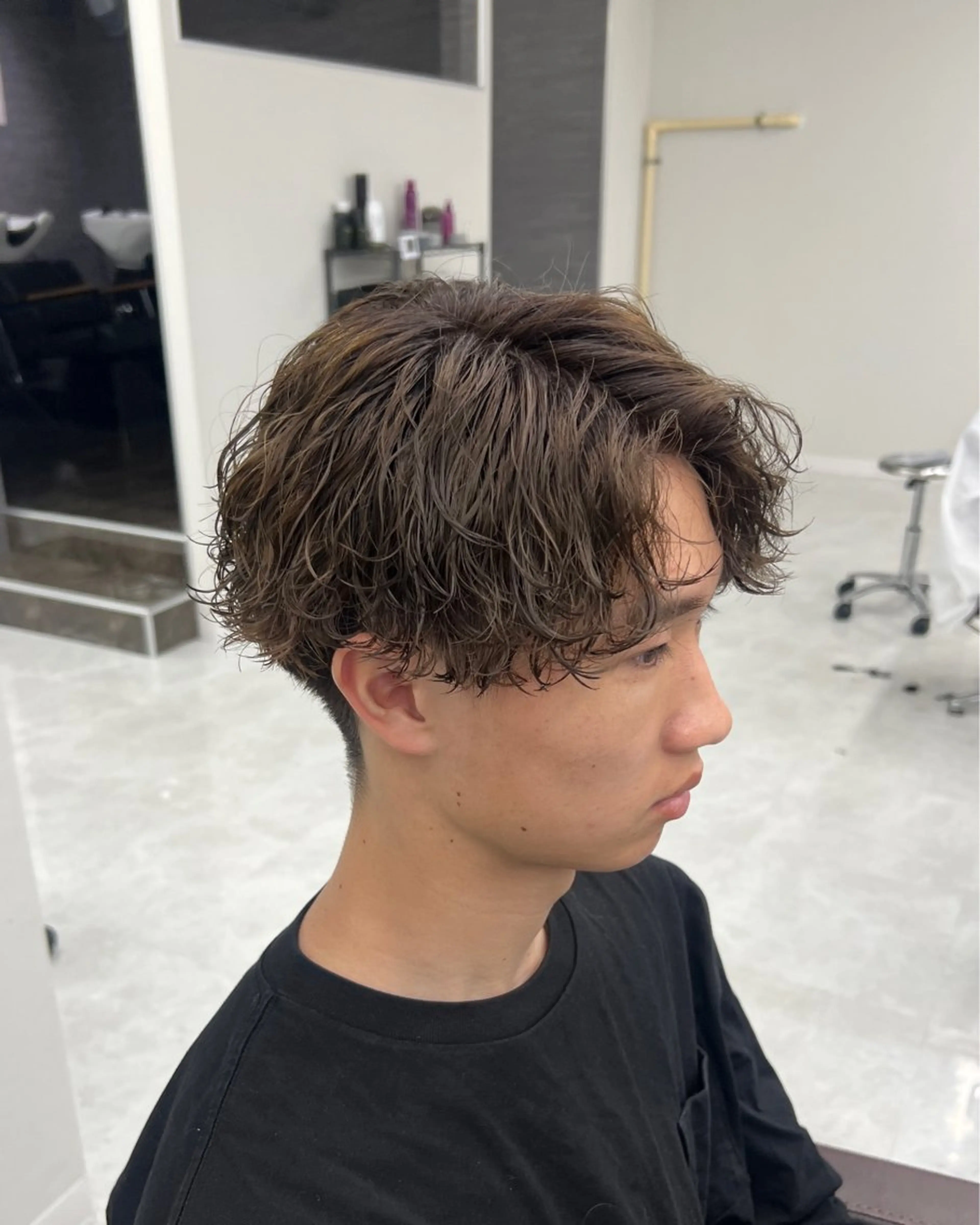 パーマ メンズ カット パーマ トリートメント ヘッドスパ ヘアセット シャドウパーマ/ メンズ/KENTAのヘアスタイル