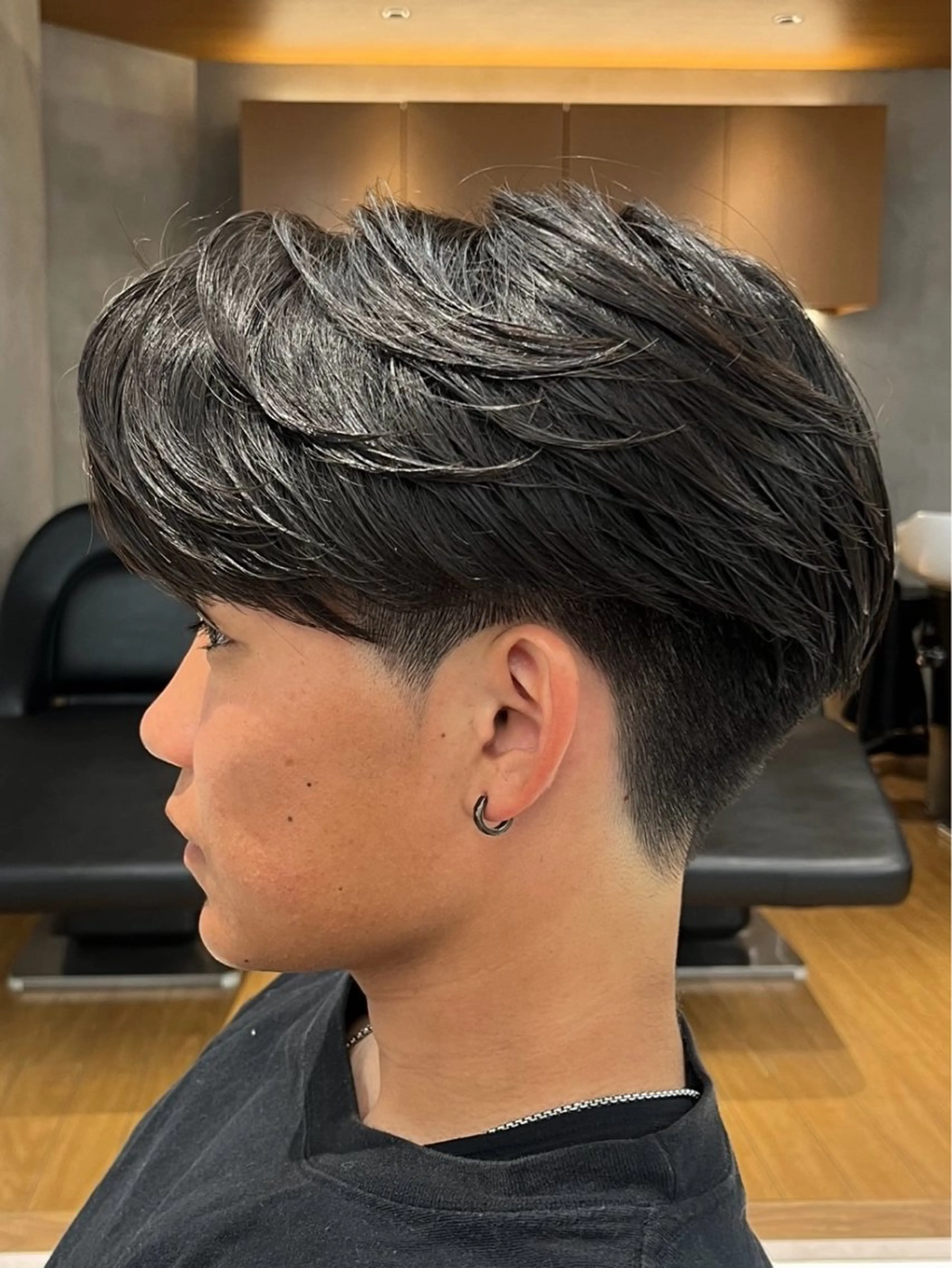 メンズ カット トリートメント ヘアセット 表参道/センター パート/MIZUKIのヘアスタイル