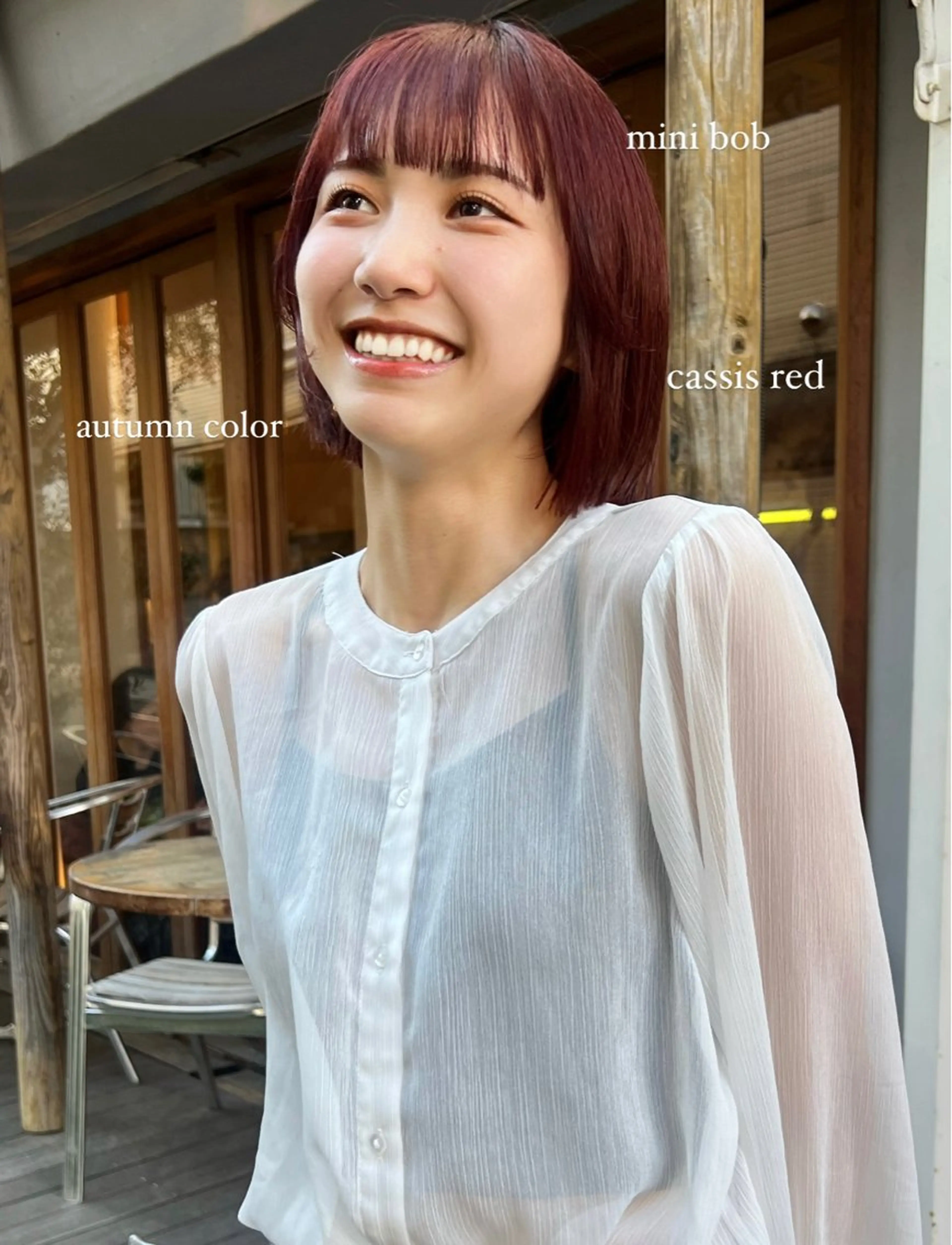 ショート ボブ カット ヘアカラー トリートメント AI TOKYO　S所属・mizuki 【韓国レイヤー】のヘアスタイル