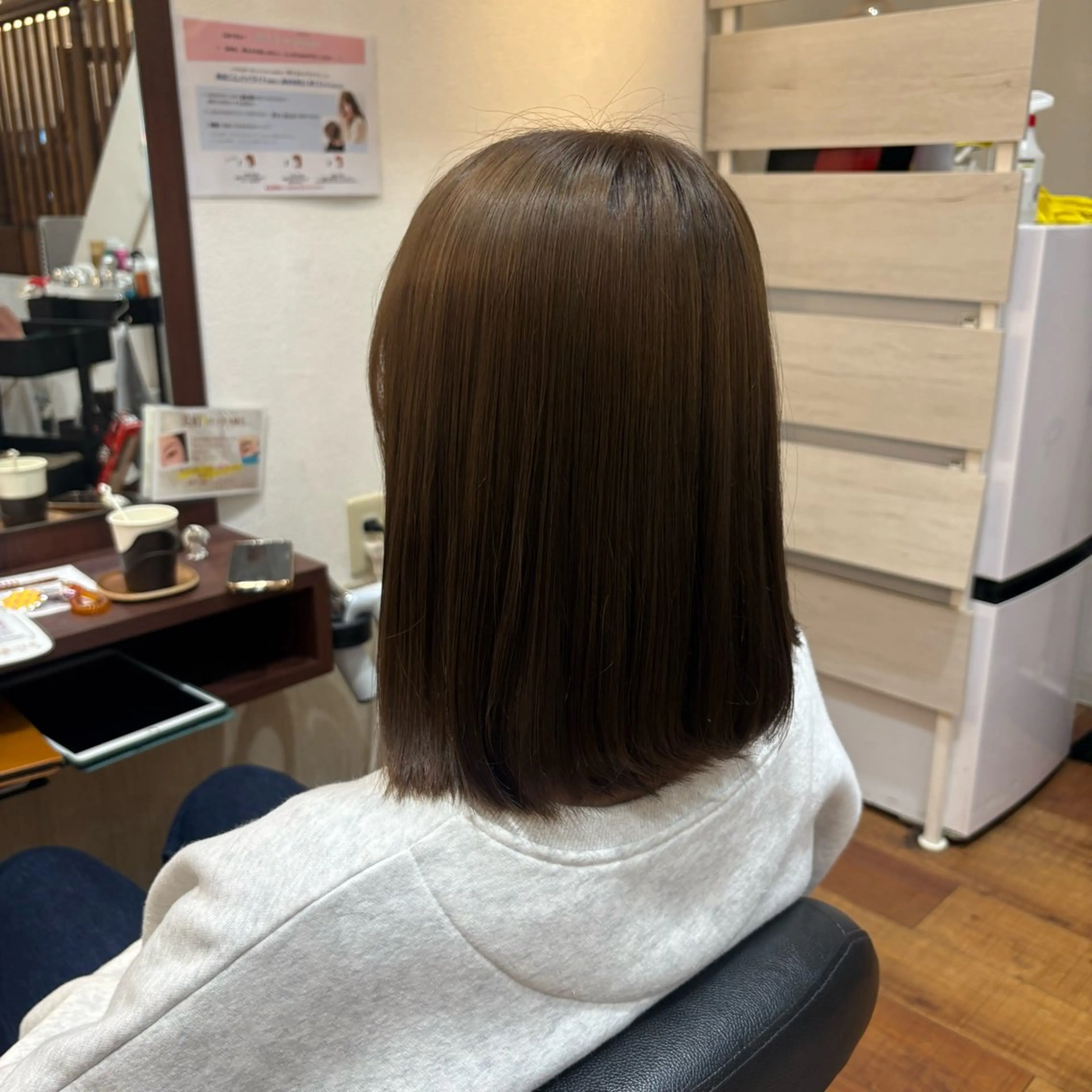 ミディアム MOLLASALON 浅香山店所属・艶髪✨美髪✨ 辻桃加のヘアスタイル