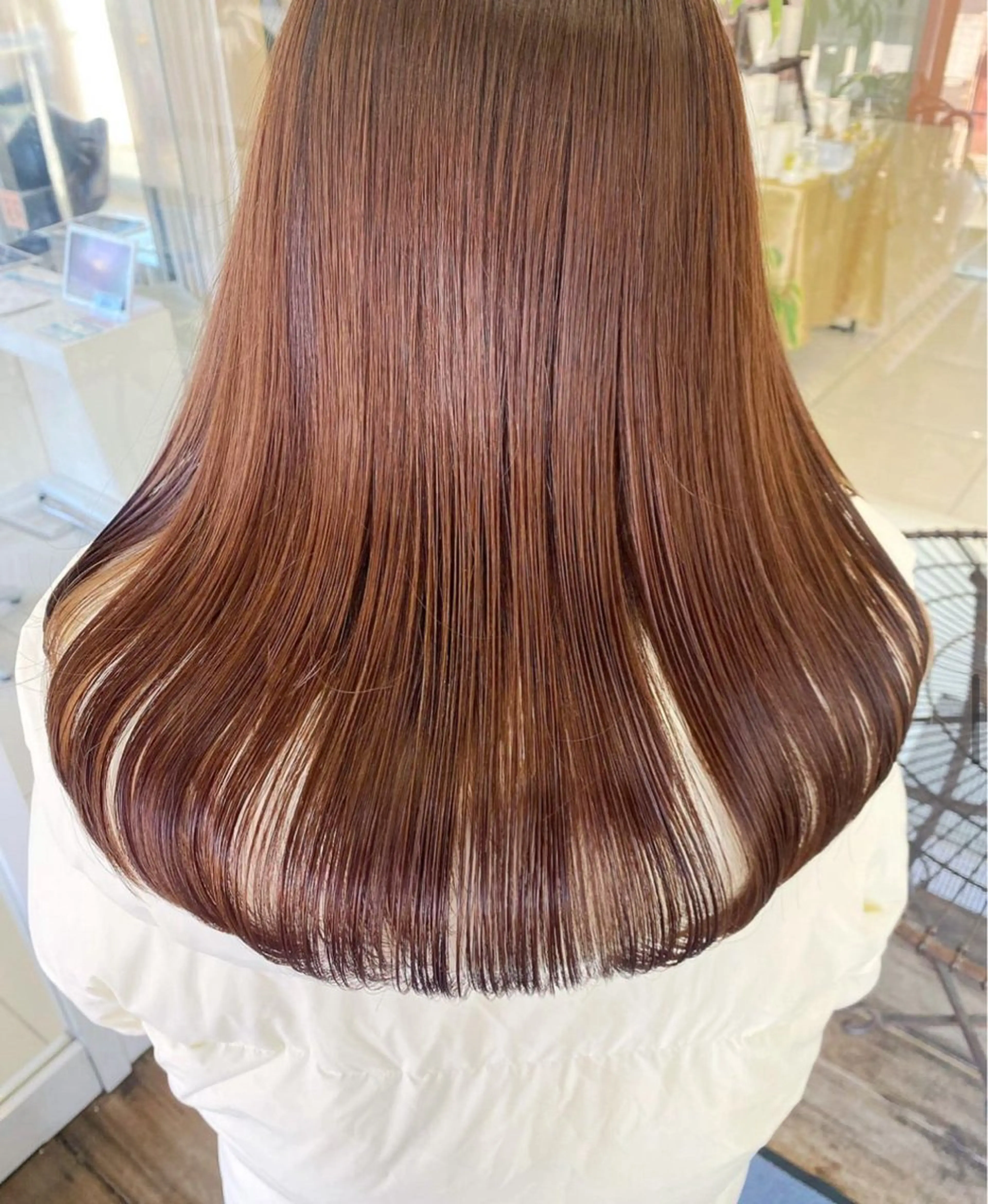 ロング カラー カット ヘアカラー トリートメント ボブ、韓国特化 ✨中野悠のヘアスタイル