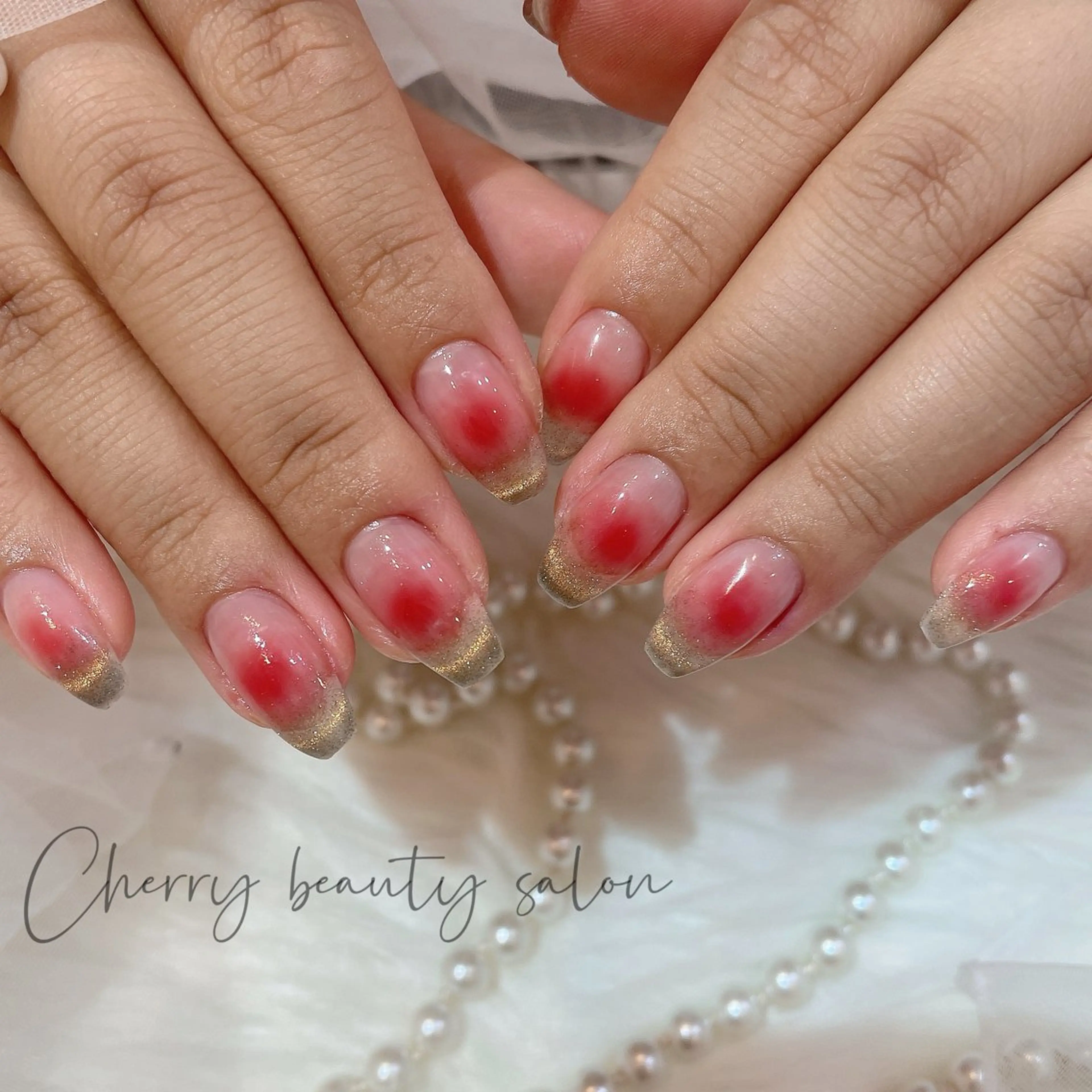 ネイル ハンドネイル ハンドケア SAKURA 🍒のネイルデザイン