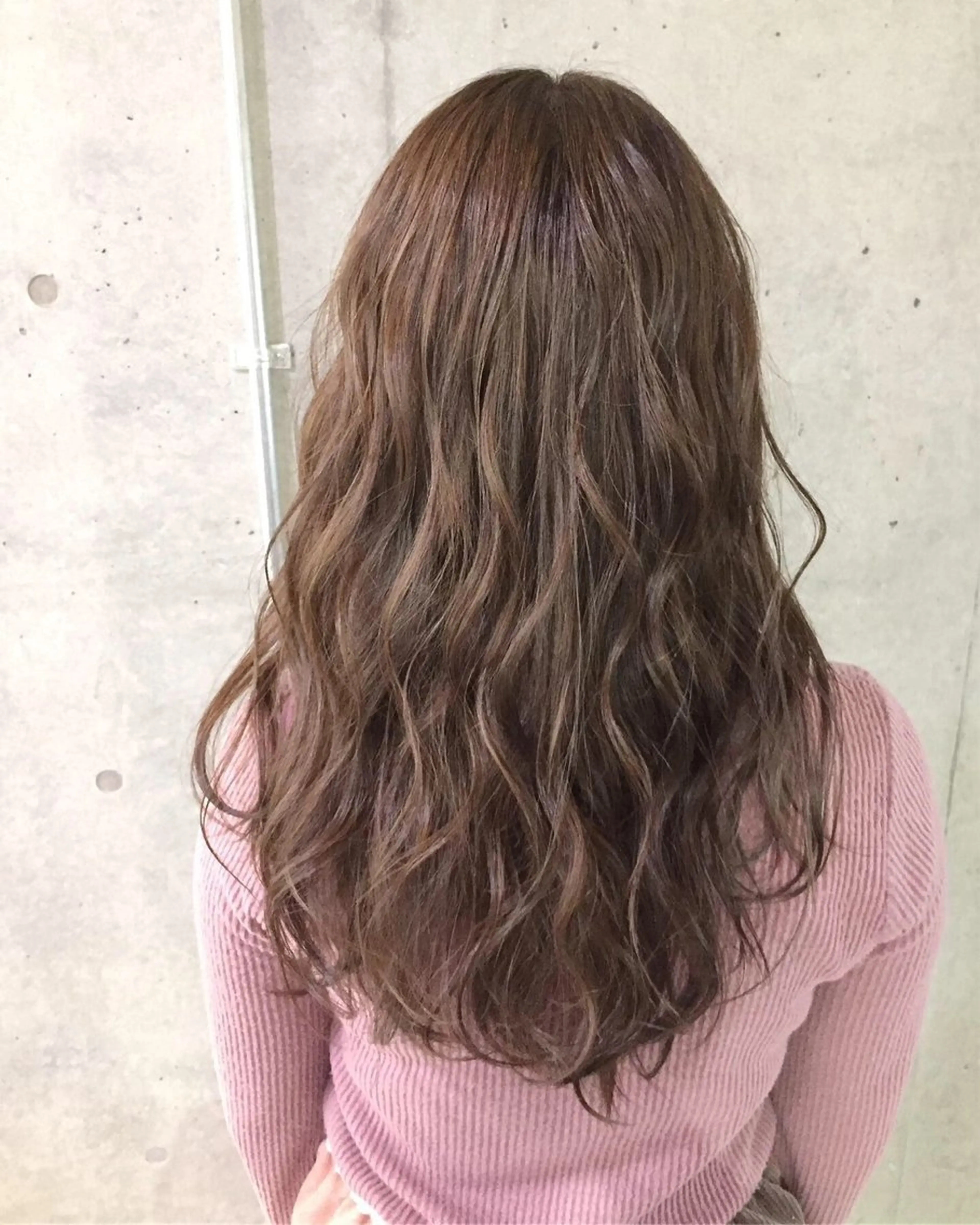 ロング カラー パーマ ロング amble luxe 髪質改善 💕のヘアスタイル