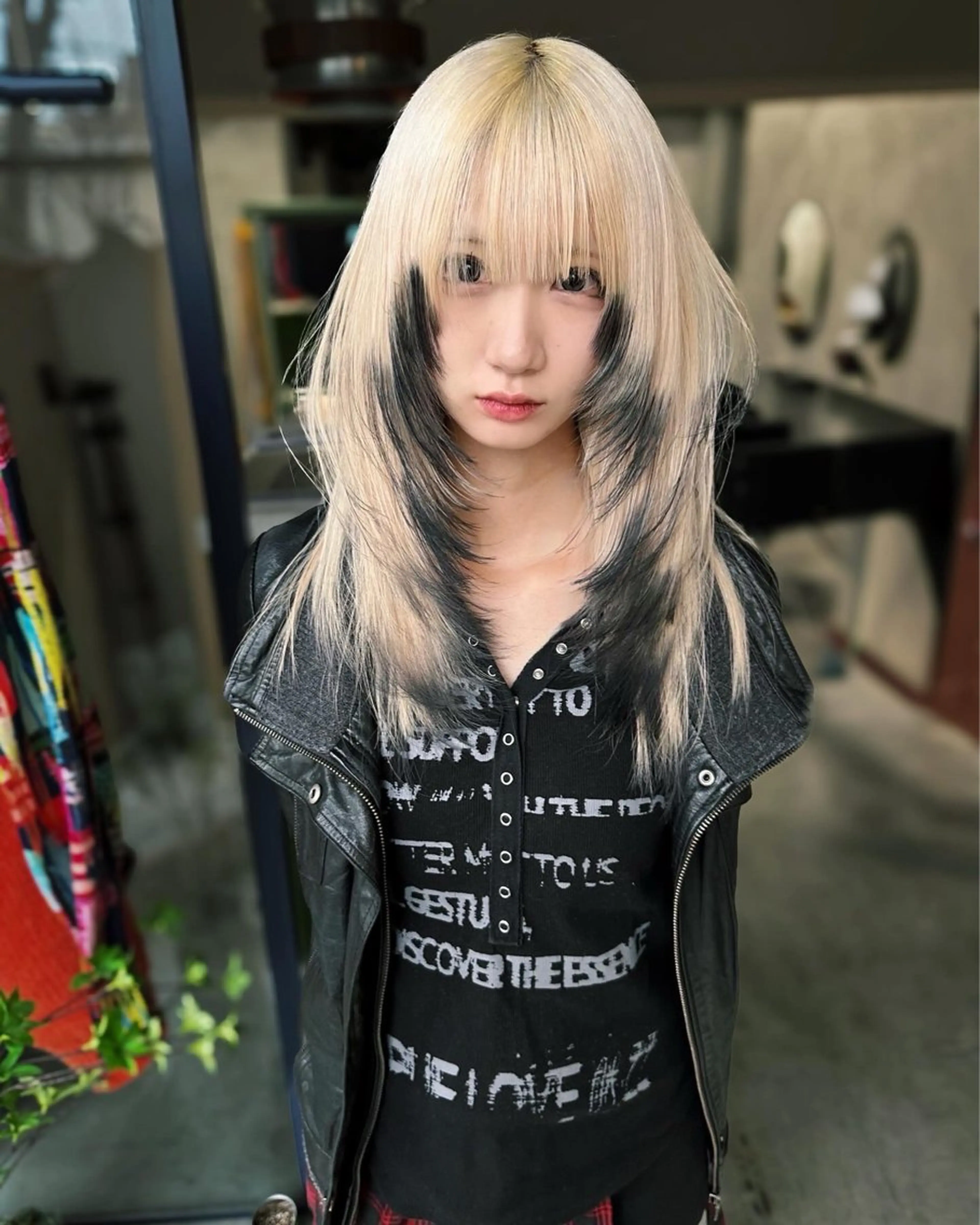 ロング カラー ヘアカラー トリートメント ヘアセット 色落ちまで2度綺麗な ハイトーン⭐️ヨシキのヘアスタイル