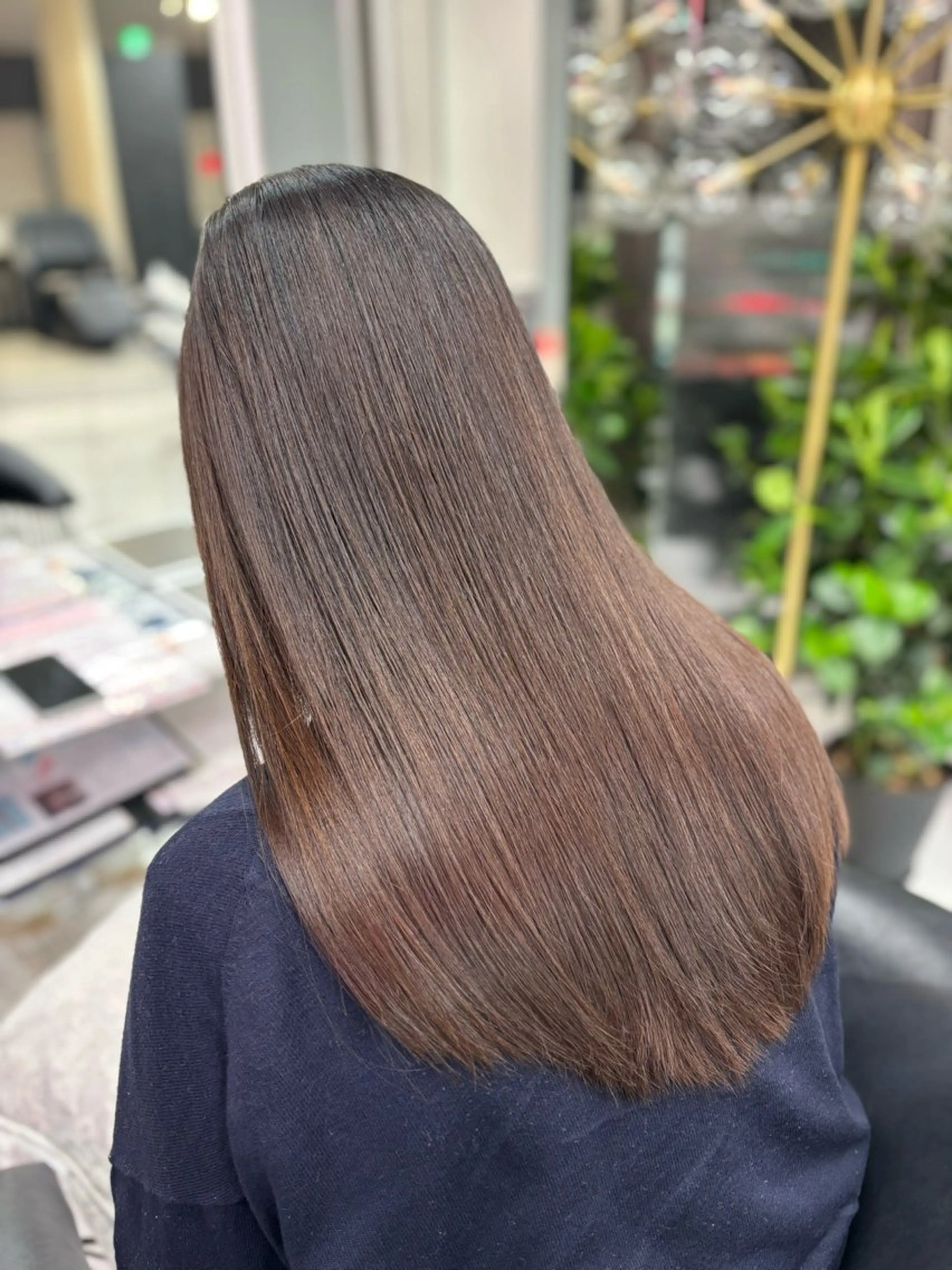 セミロング トリートメント Rin/寒色系カラー 🦋/うる艶ヘア🫧のヘアスタイル