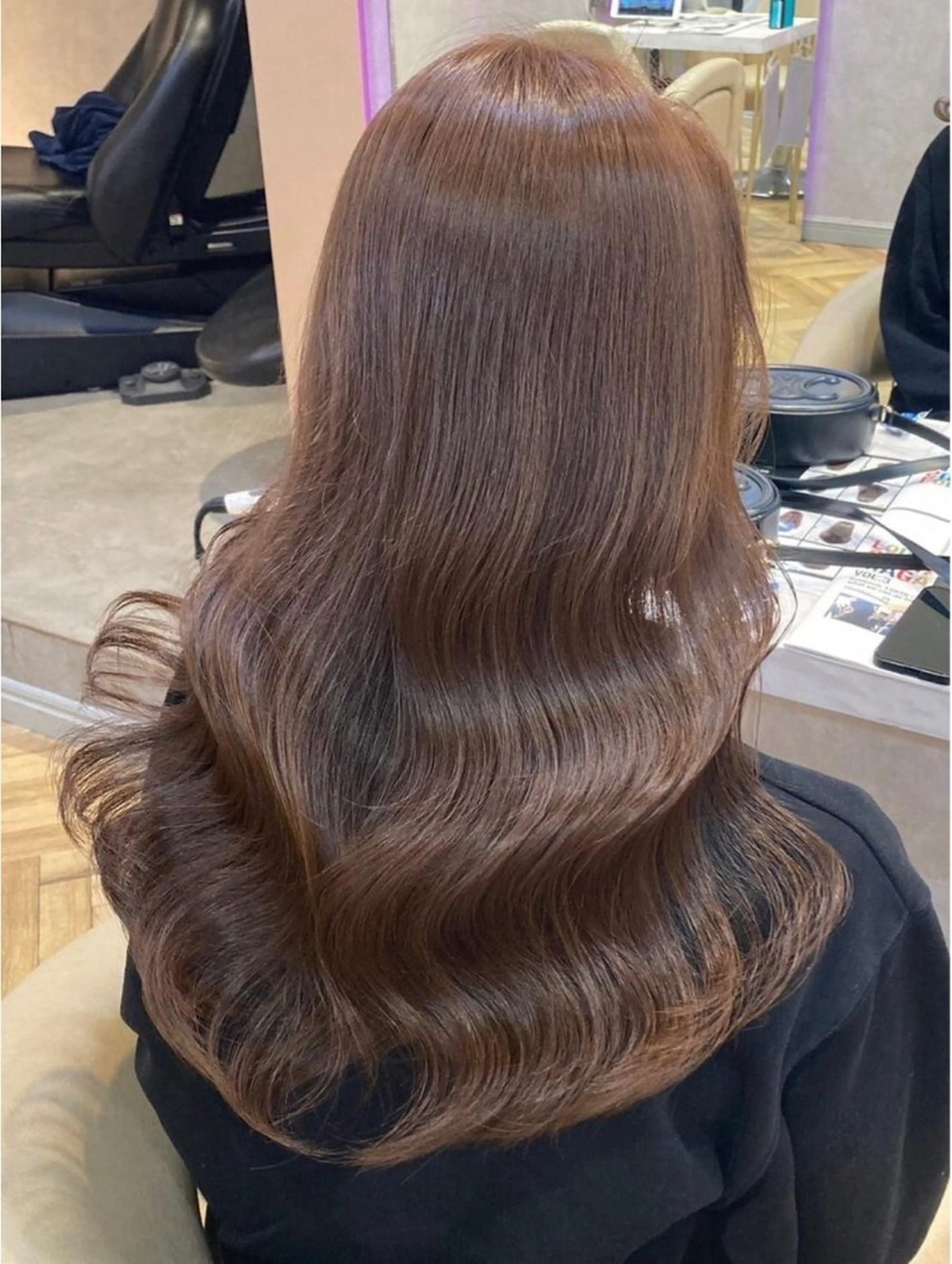 ロング カラー 透明感カラー🤎 中川智帆のヘアスタイル