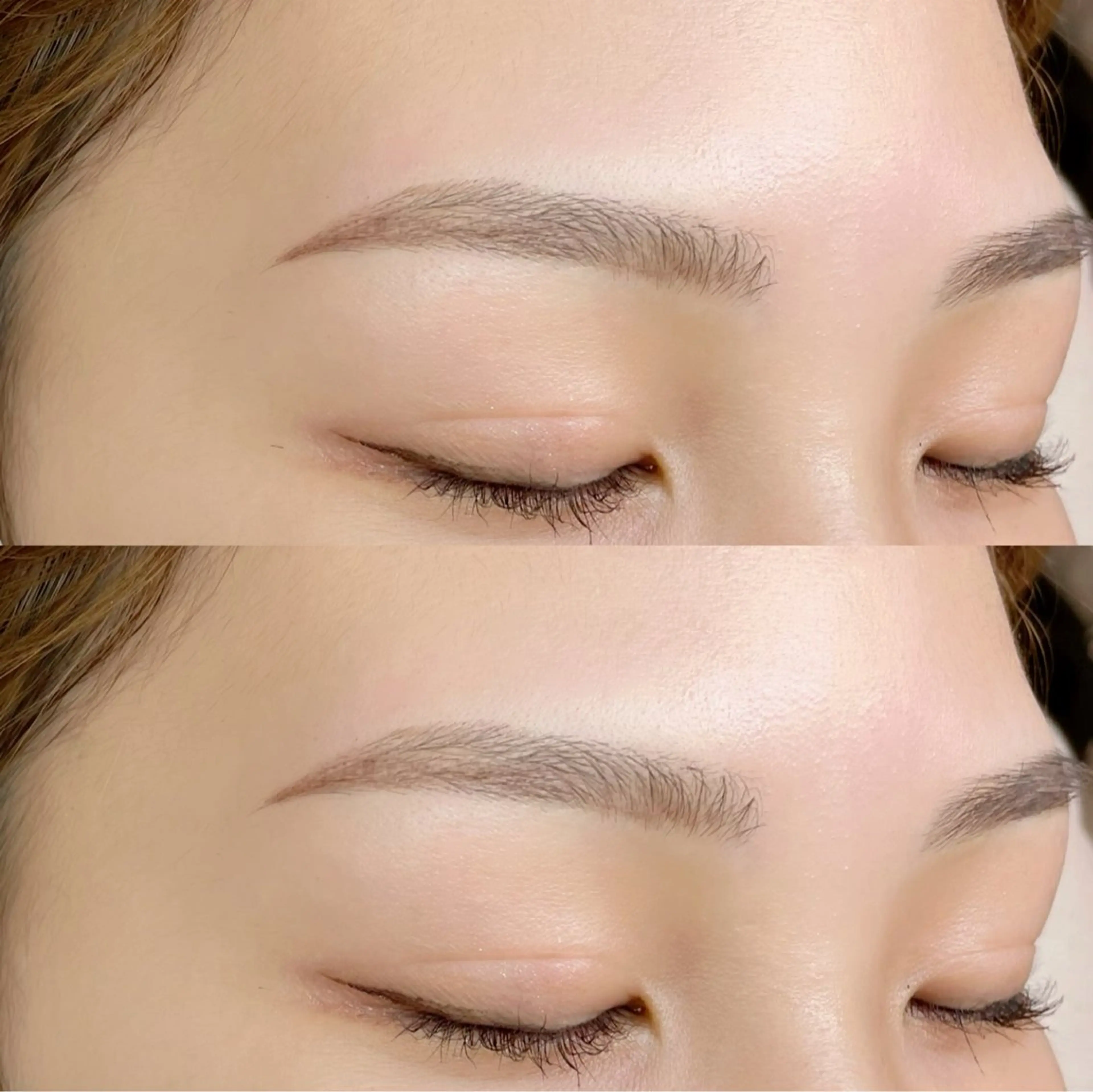 アイブロウ ワックス脱毛 眉カット & by produceのマツエク・マツパデザイン