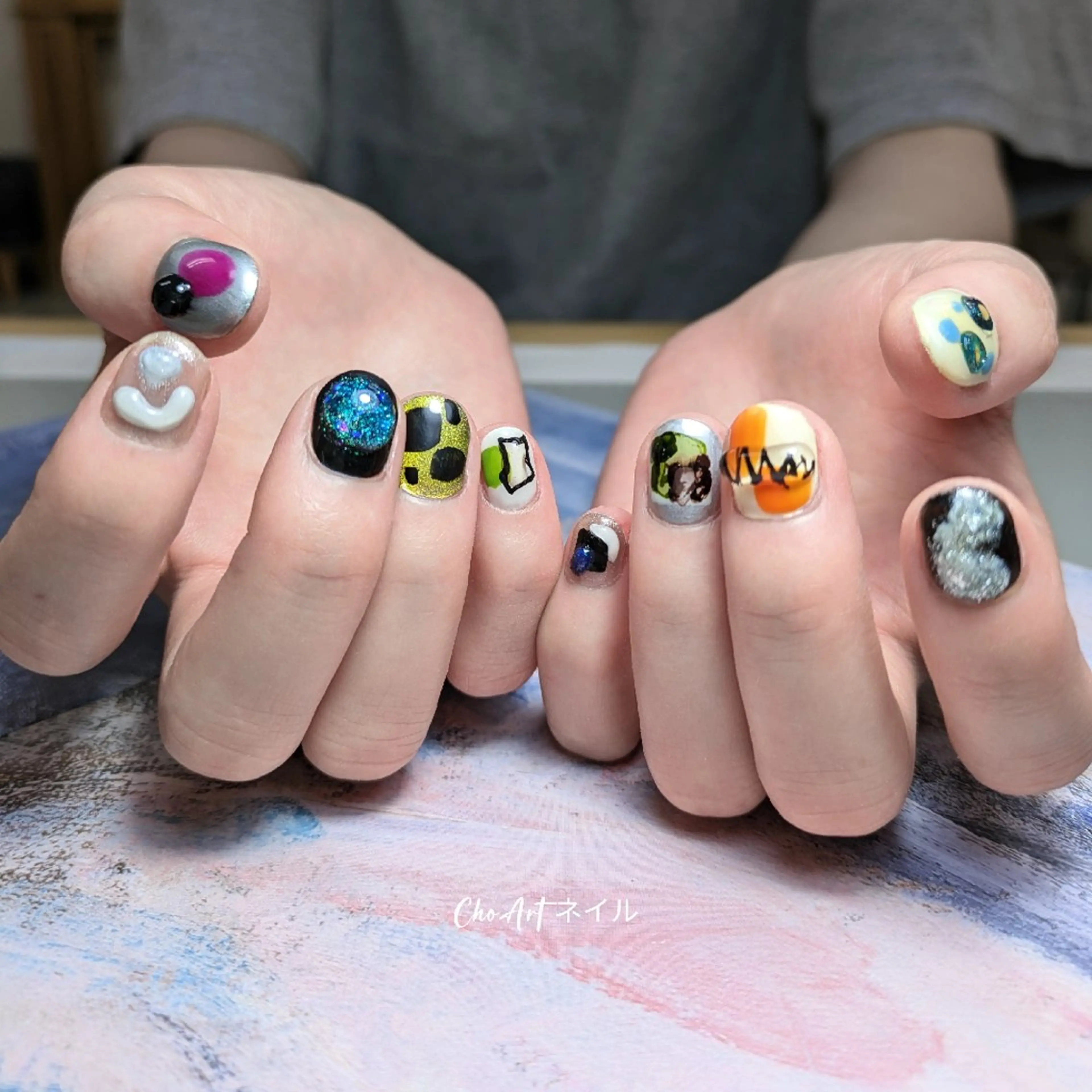 ネイル アートネイル ジェルネイル 持ち込み ニュアンスネイル ソフトジェル Cho Artネイル所属・Cho Art ネイルのネイルデザイン