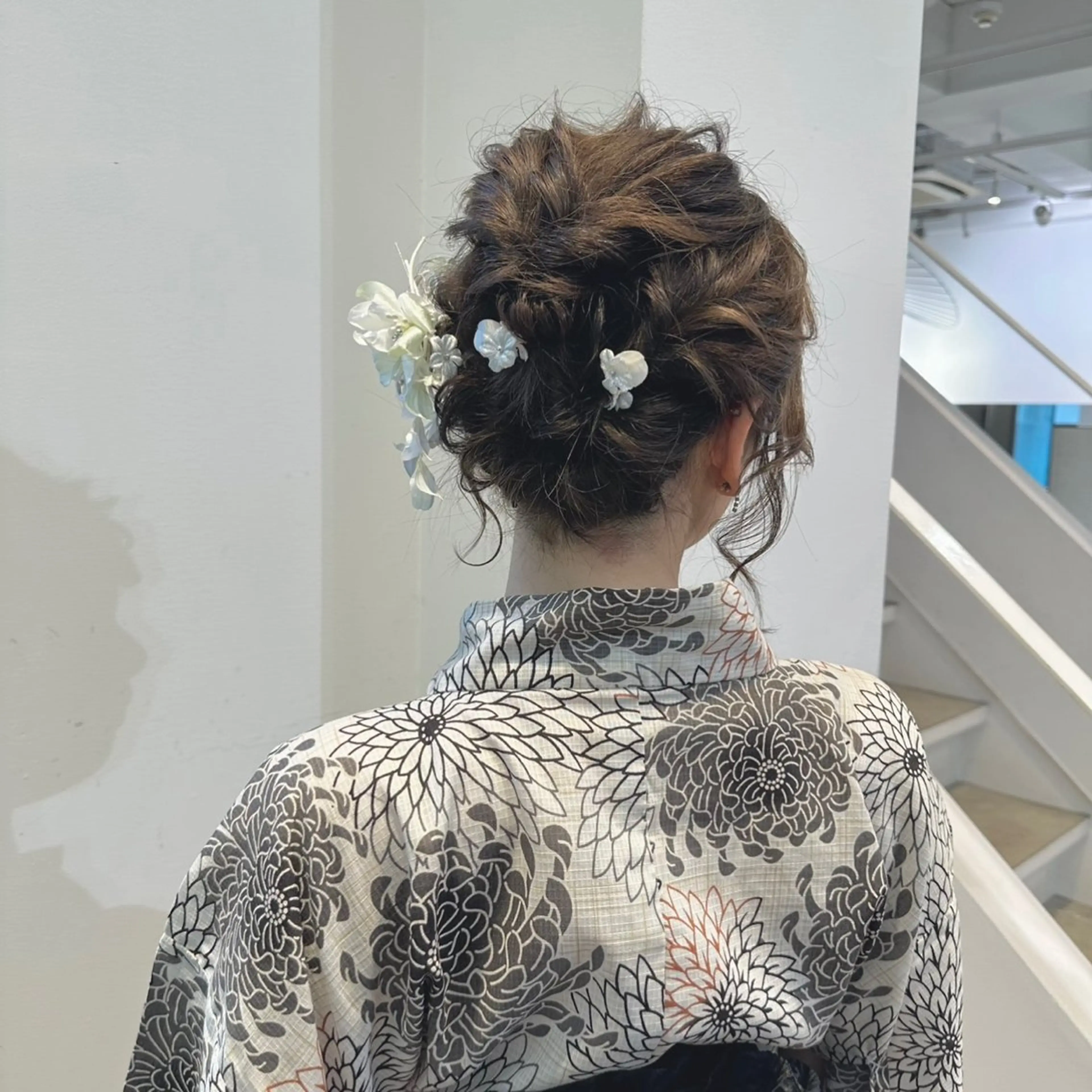 セミロング カラー パーマ ヘアアレンジ メンズ キッズ ネイル マツエク・マツパ アイブロウ 顔周りcut/ 艶ワンカラー♥ちさきのヘアスタイル