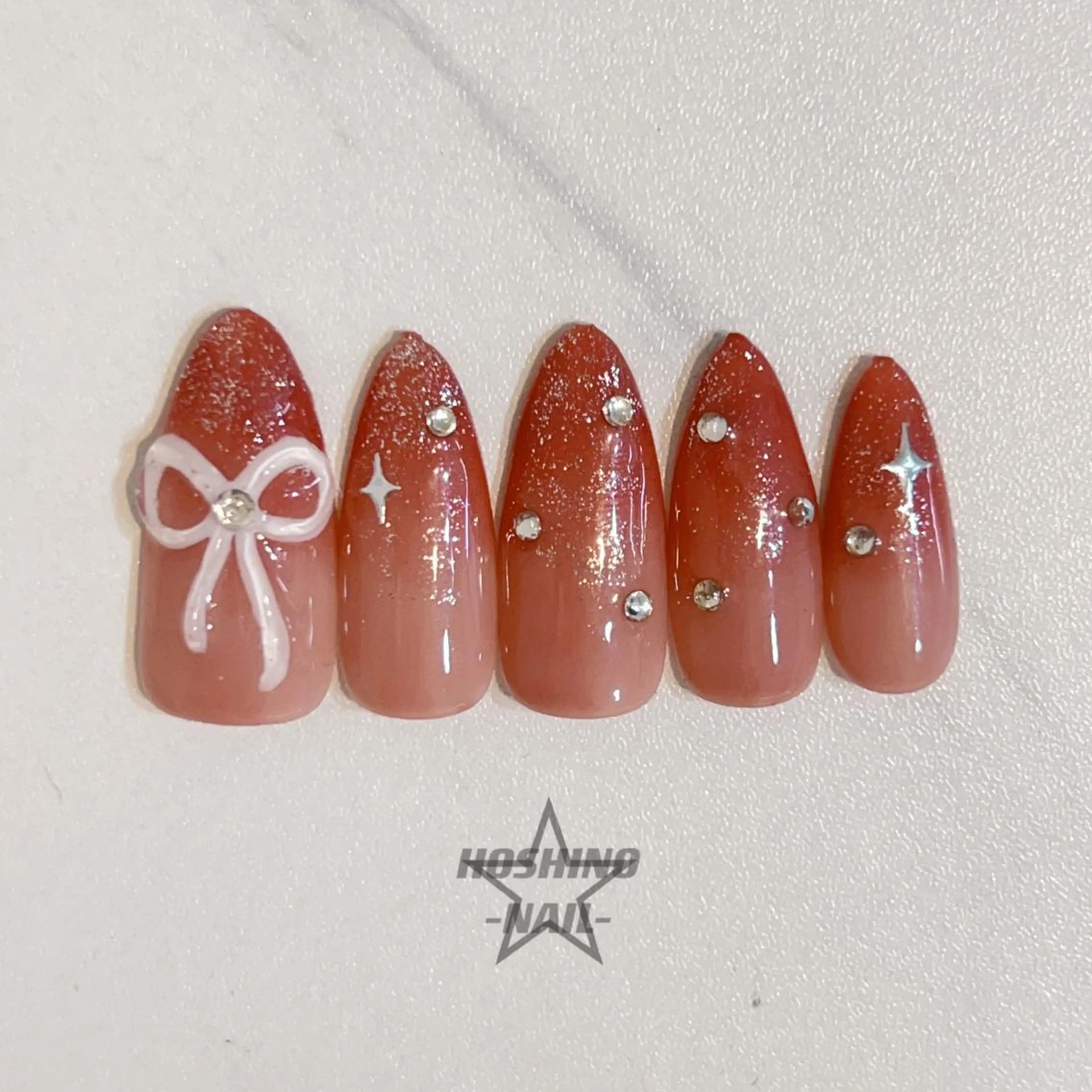 メンズ ネイル ワンホンネイル ハンドネイル ★HOSHINO NAIL★新宿店のネイルデザイン