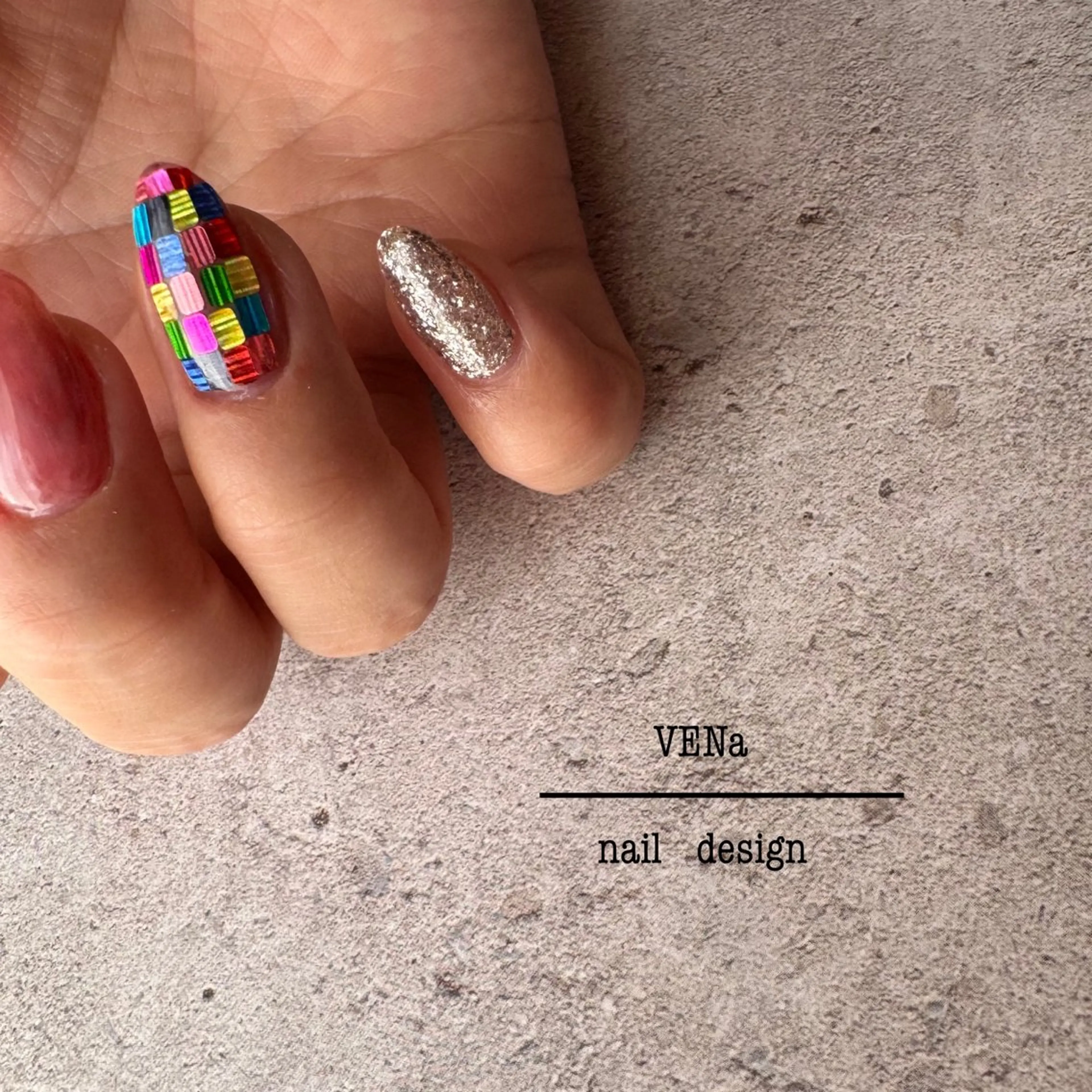 ネイル キラキラネイル ミラーネイル VENa eye＆ nail salonのマツエク・マツパデザイン
