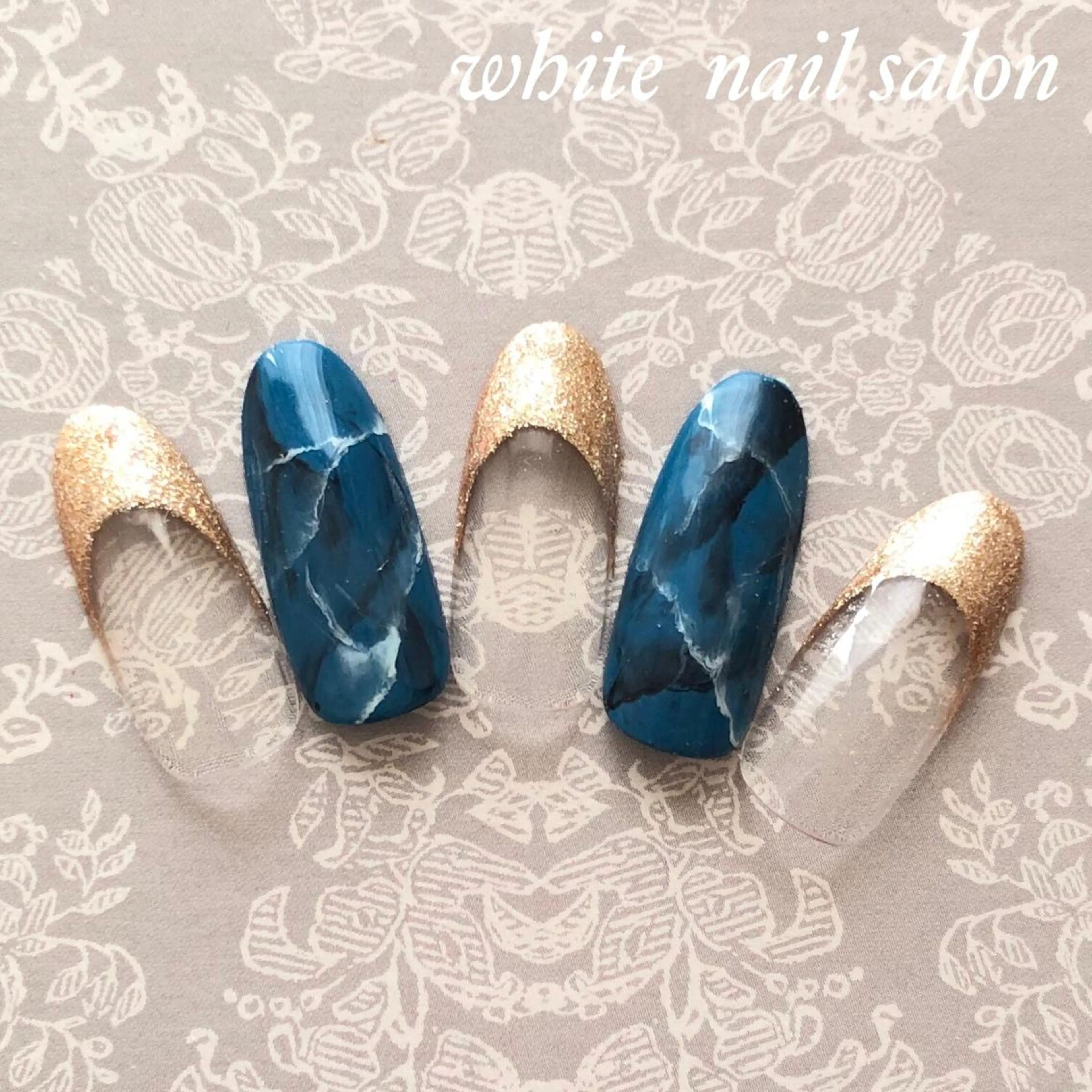 ネイル フットネイル フレンチネイル ジェルネイル 大理石ネイル(マーブル) オフィスネイル ハンドネイル white nail salonのネイルデザイン