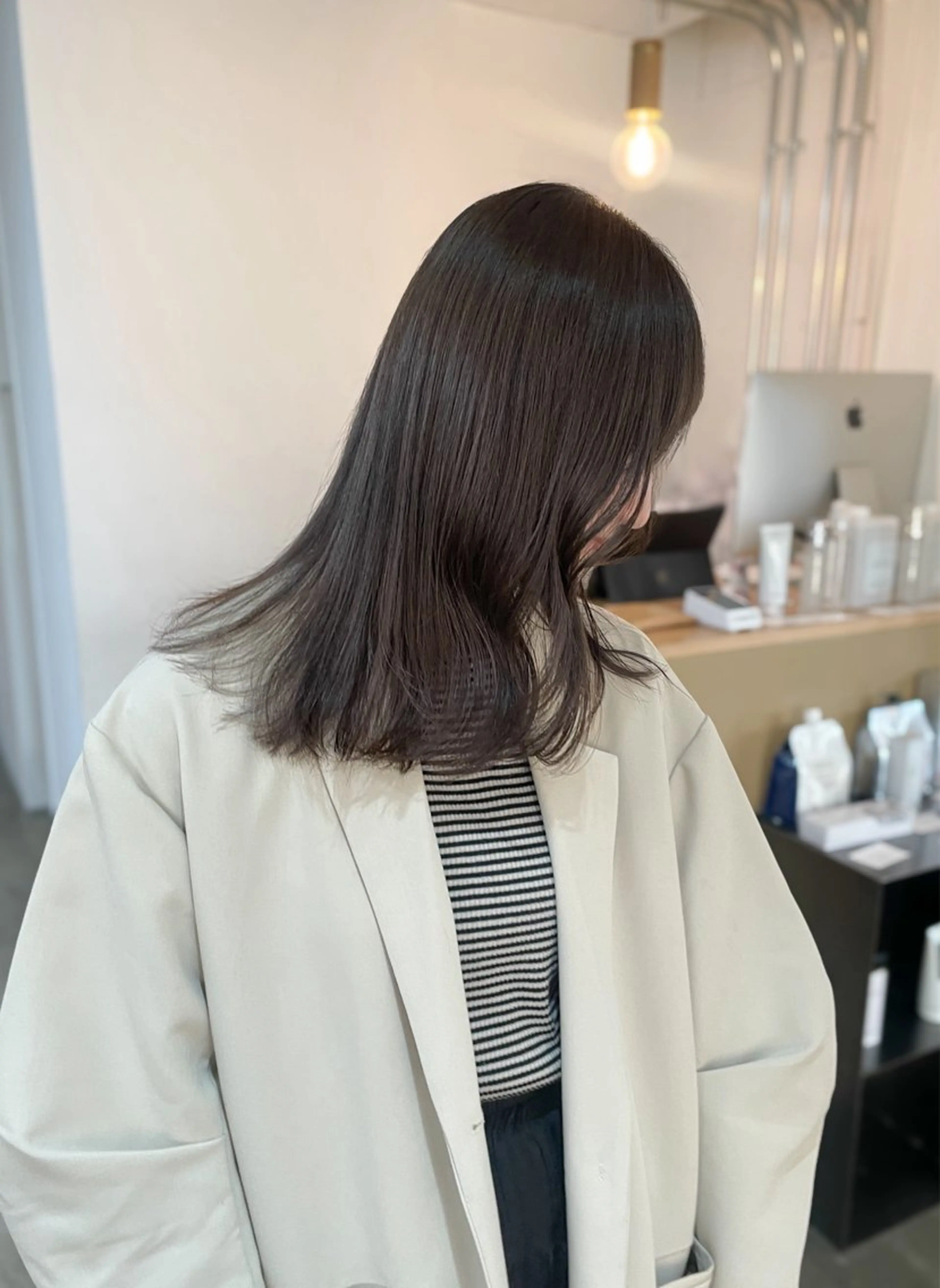 ロング カット ヘアカラー 仙田 遥のヘアスタイル