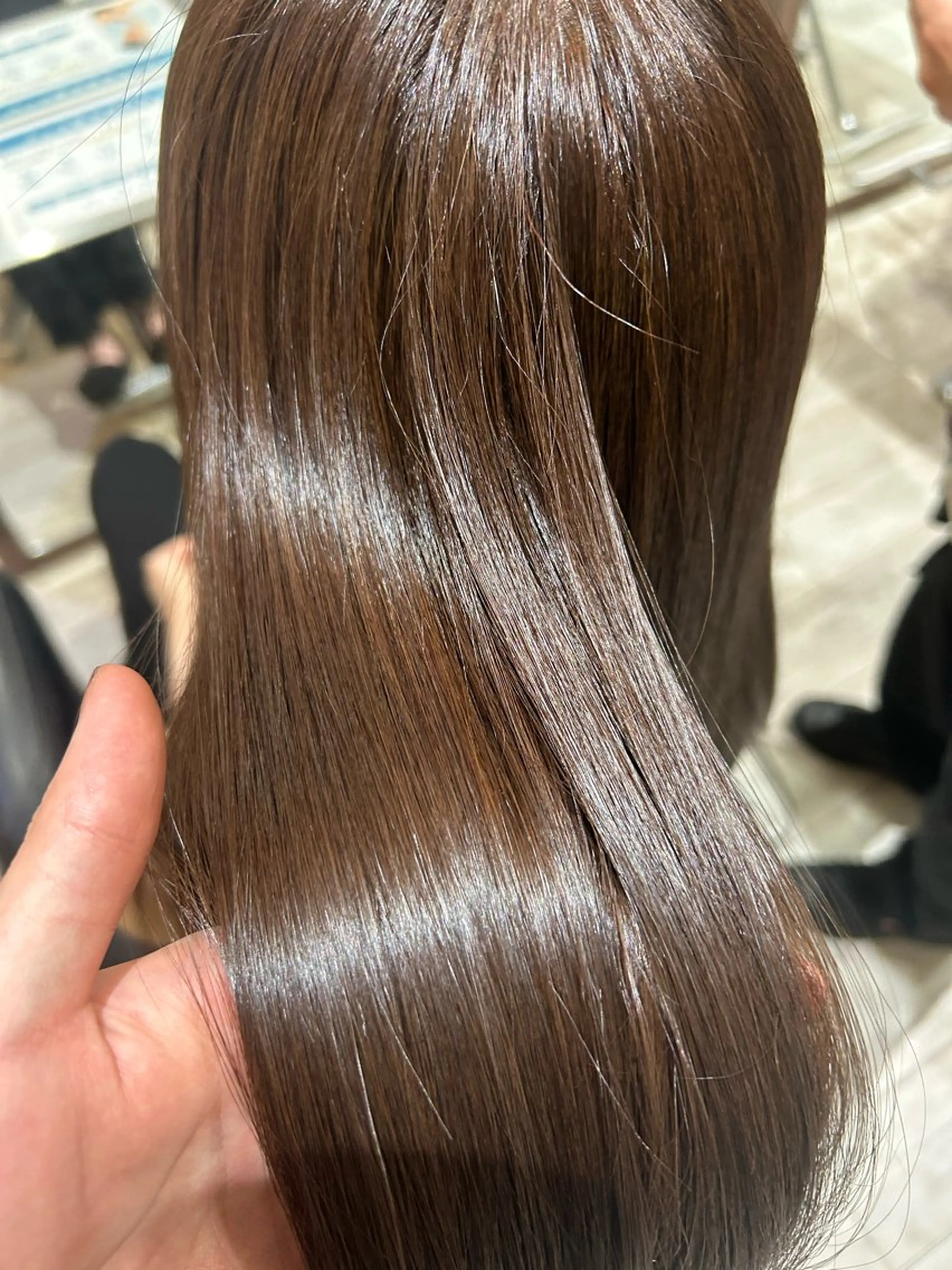 セミロング ヘアカラー トリートメント 田野 竣太のヘアスタイル