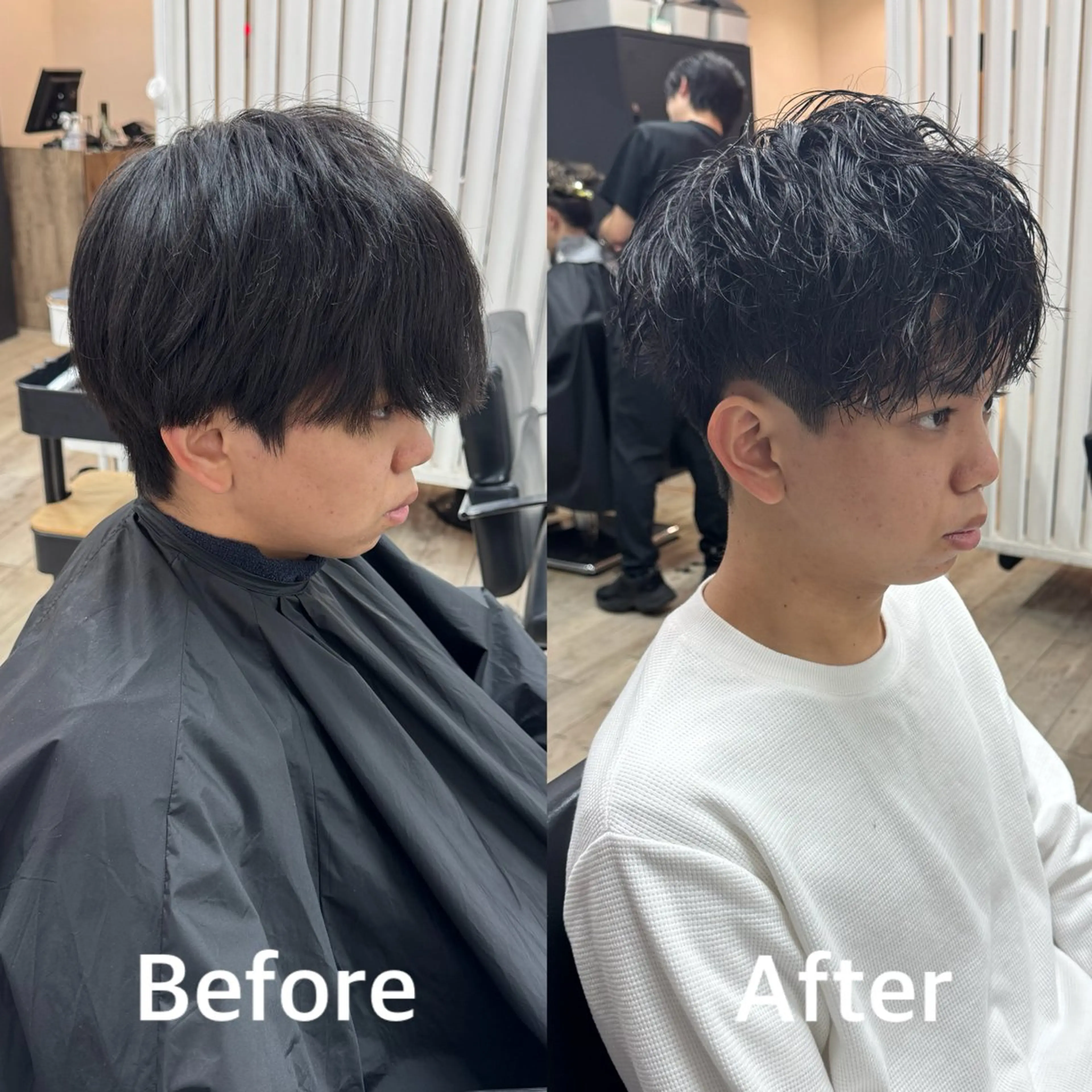ショート パーマ メンズ メンズパーマ ツイストスパイラルパーマ スパイラルパーマ カット パーマ ヘアセット 【池袋/スパイキー ショート】ⓝⓘⓜⓤのヘアスタイル