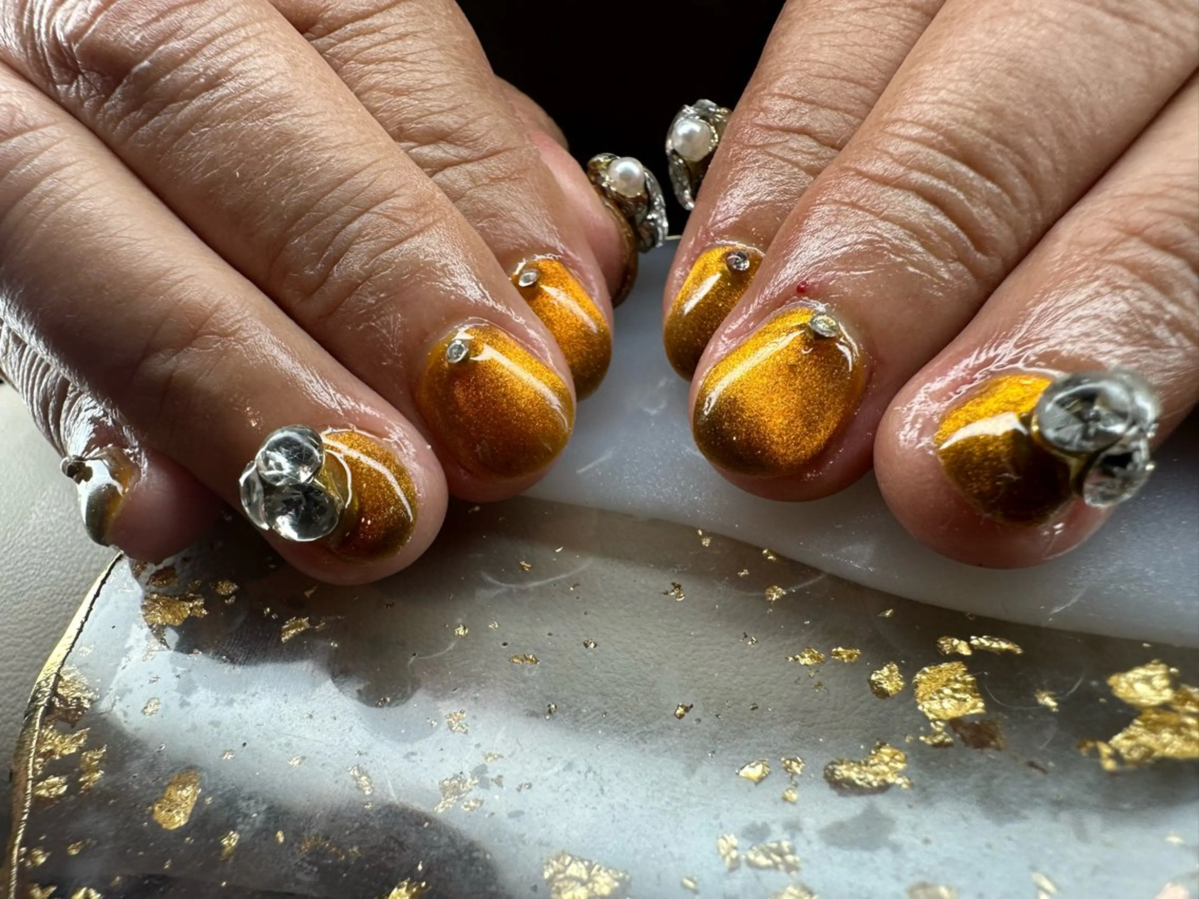 ネイル マグネットネイル ハンドネイル YOKOSUKA⚓️ KIRaRa💅のネイルデザイン