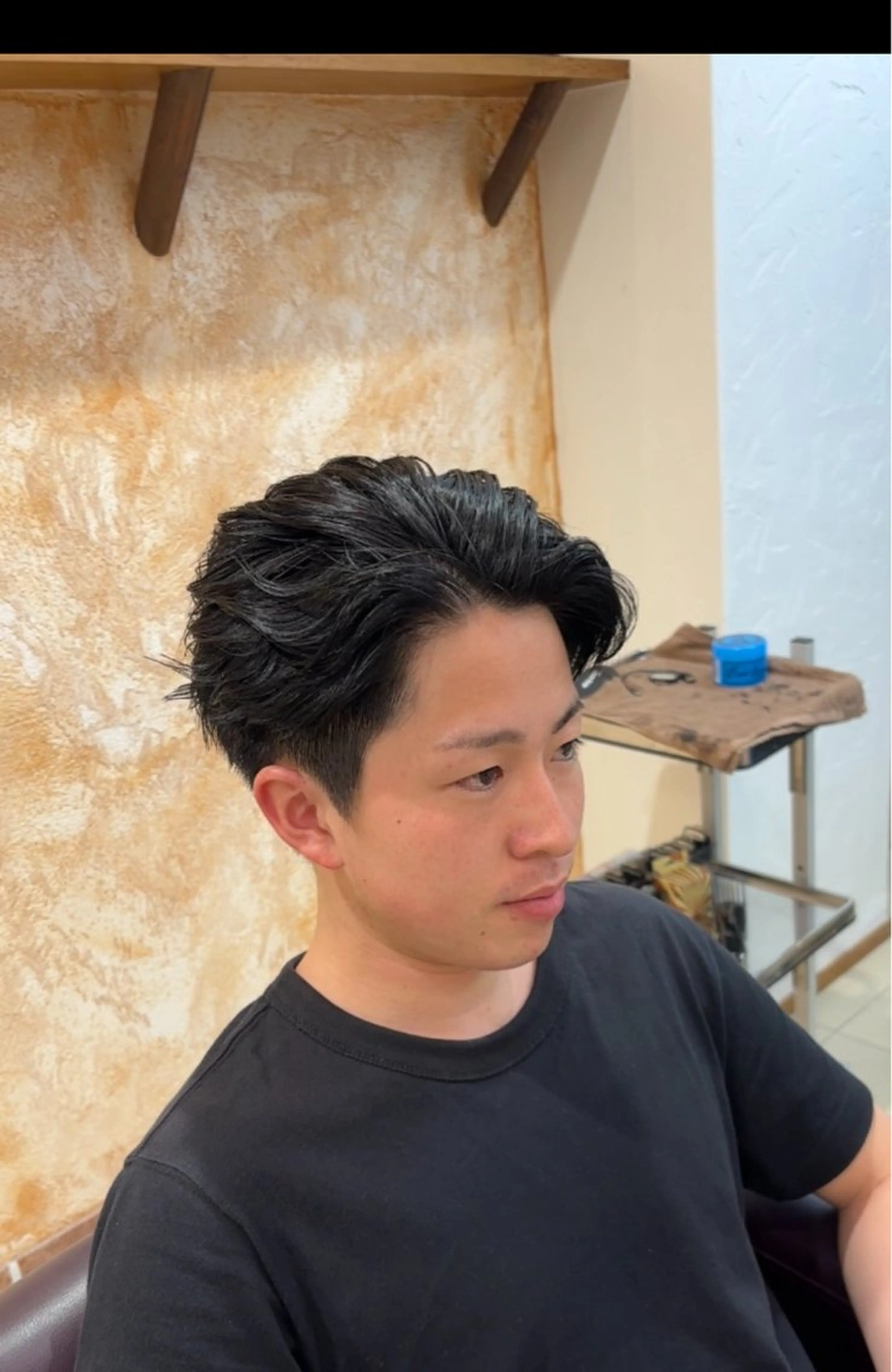 メンズ 上𦚰 慶のヘアスタイル