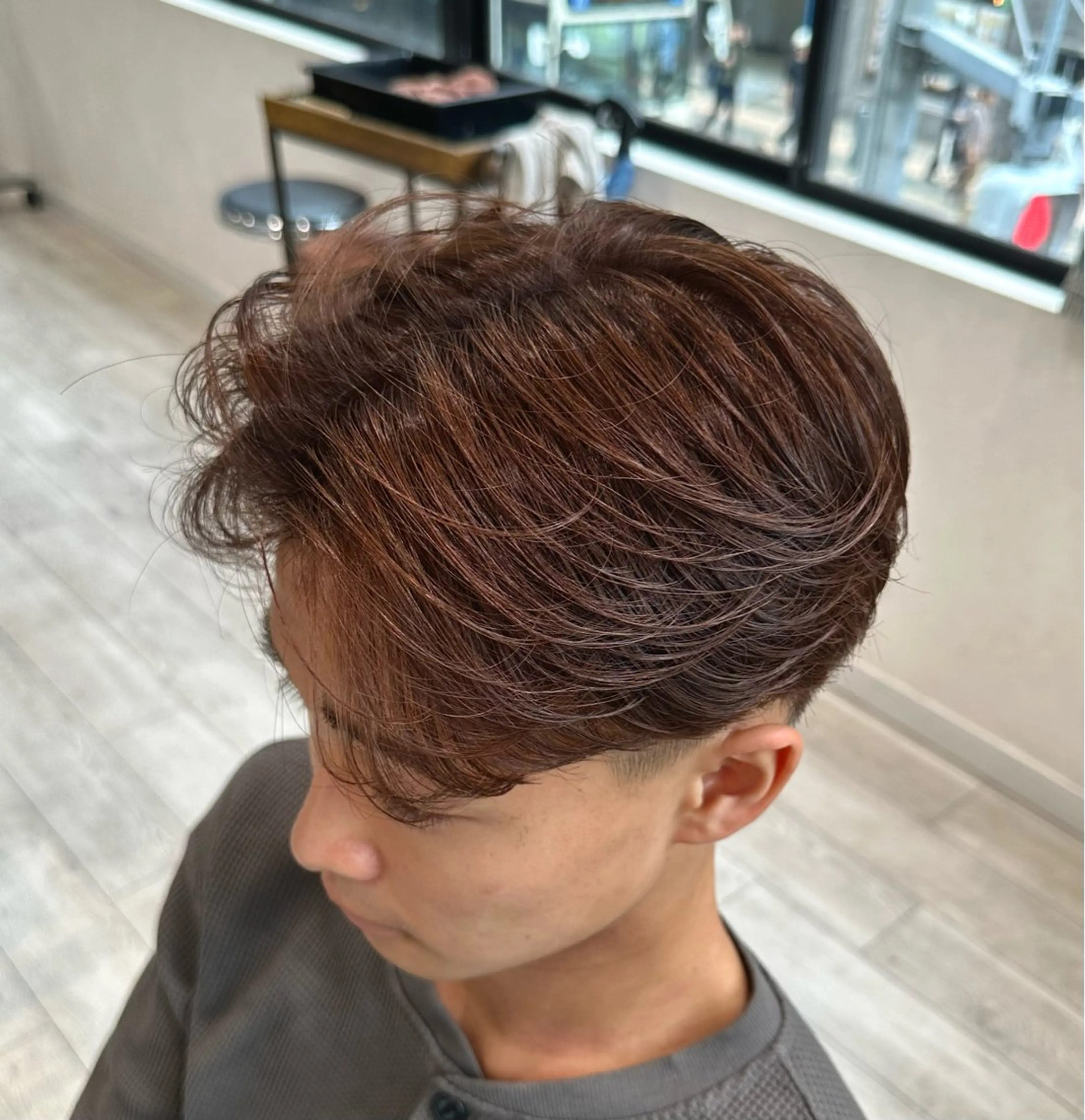 カラー パーマ メンズ フェザーパーマ メンズパーマ カット パーマ メンズカット/パーマ ‪✂︎‬ ユージのヘアスタイル