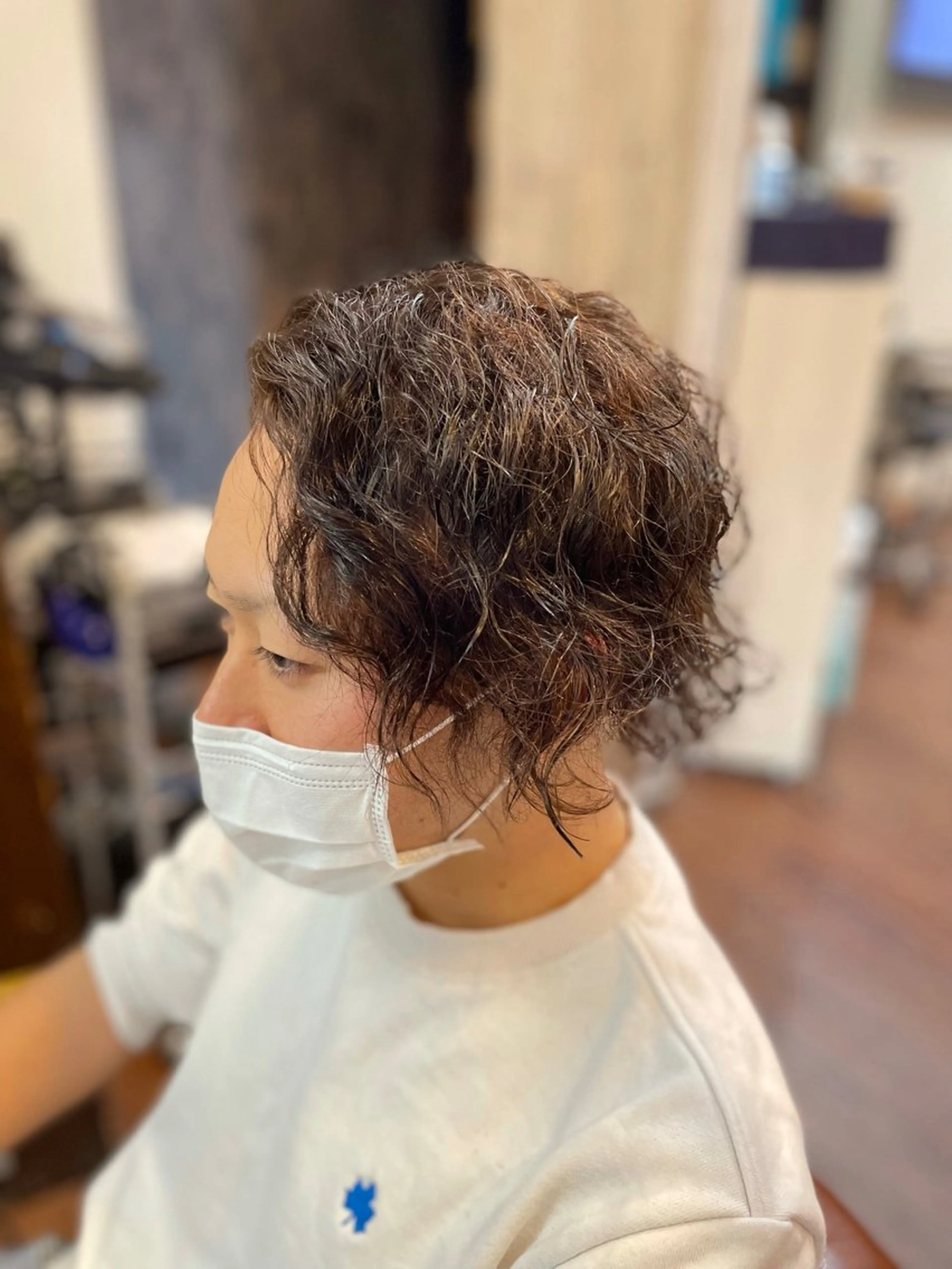 パーマ メンズ ✨縮毛矯正メニュー 追加 中山大輔✨のヘアスタイル