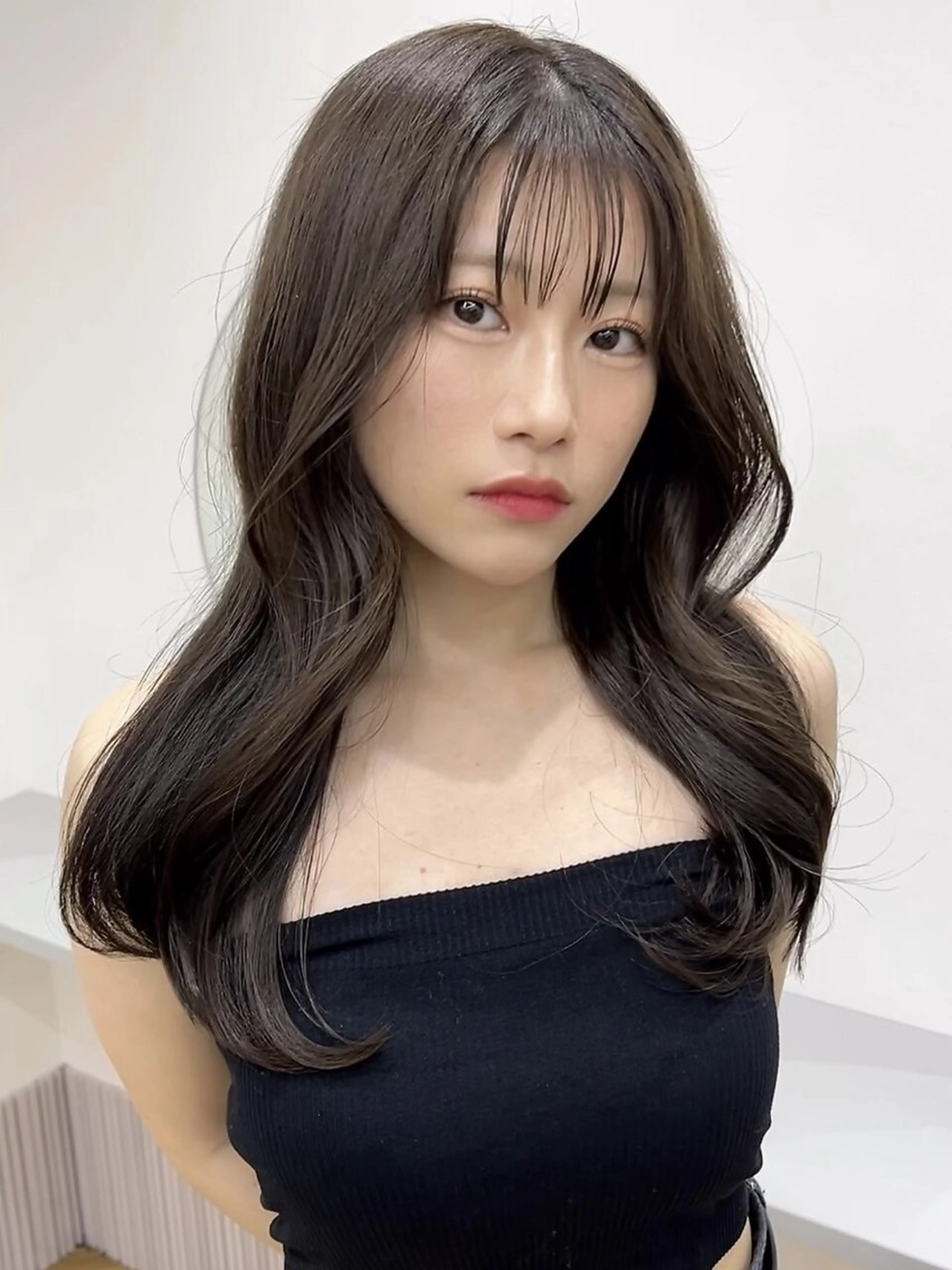 【韓国レイヤー】レイヤーカット＋透明感カラー＋TR 🩶の写真