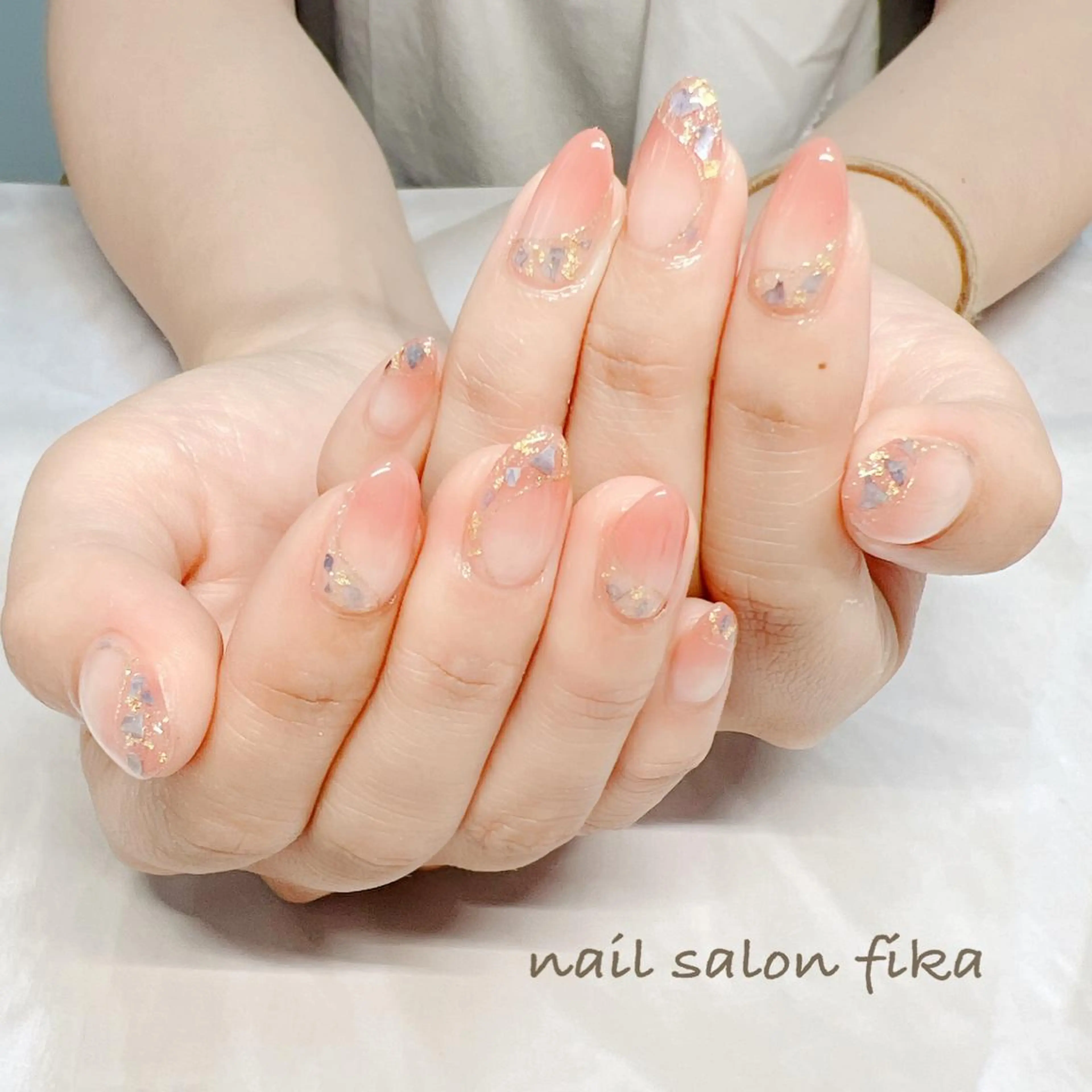 ネイル シンプルネイル ハンドネイル nail salon fikaのネイルデザイン
