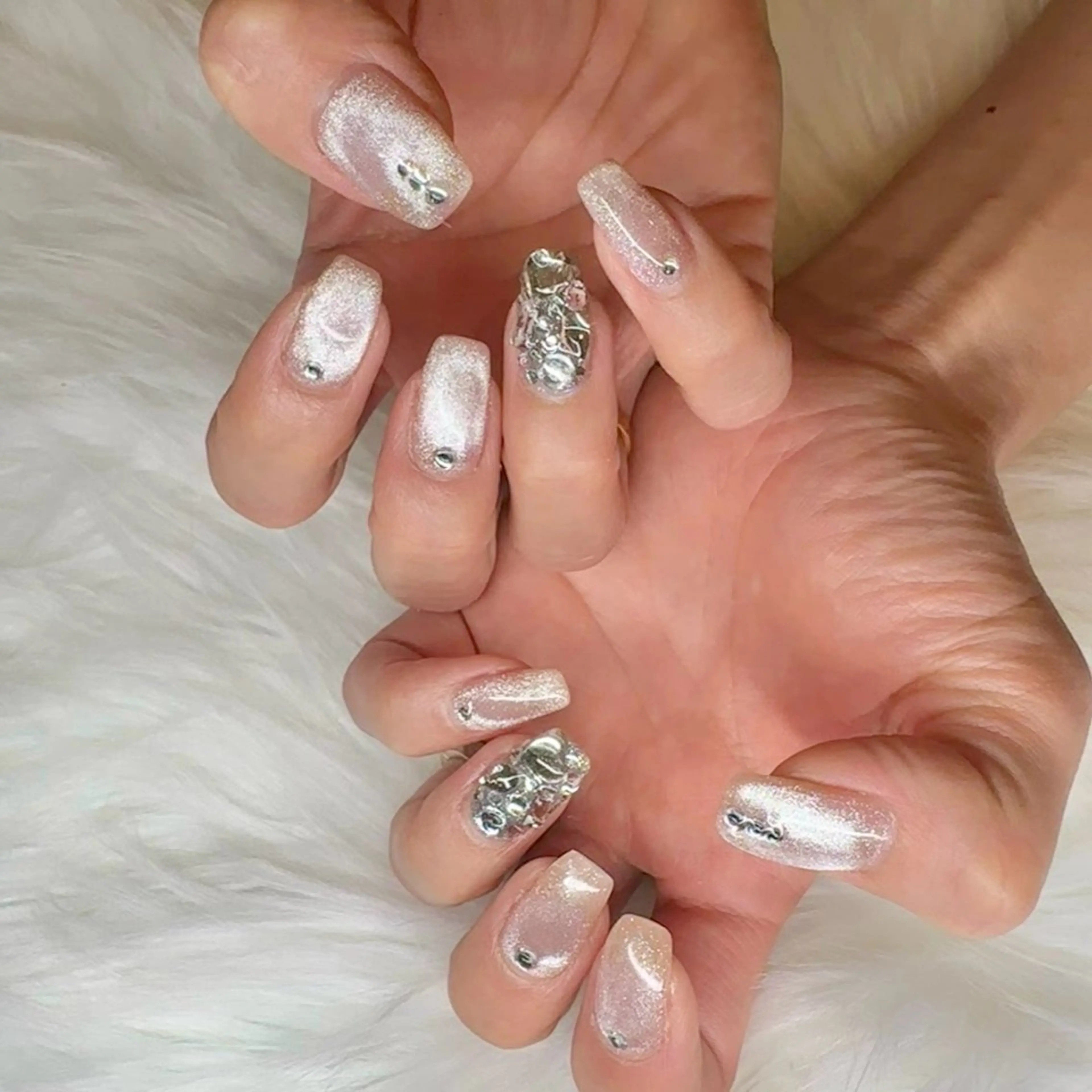 ネイル マグネットネイル me’te’or⭐︎ AYAKA/小山市のネイルデザイン