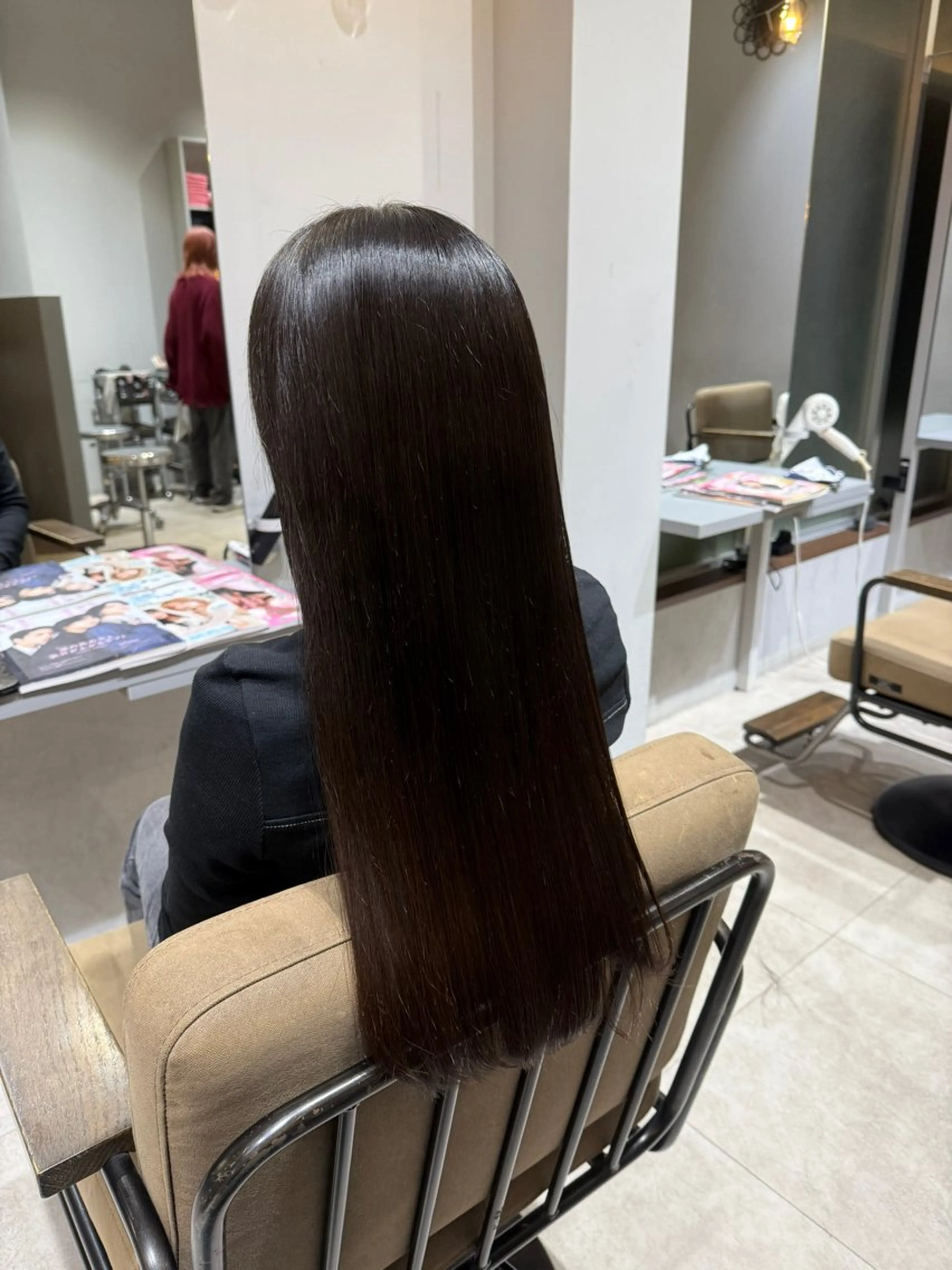 「ツヤ感メニュー」ストレートパーマ「カット込み」👀の写真