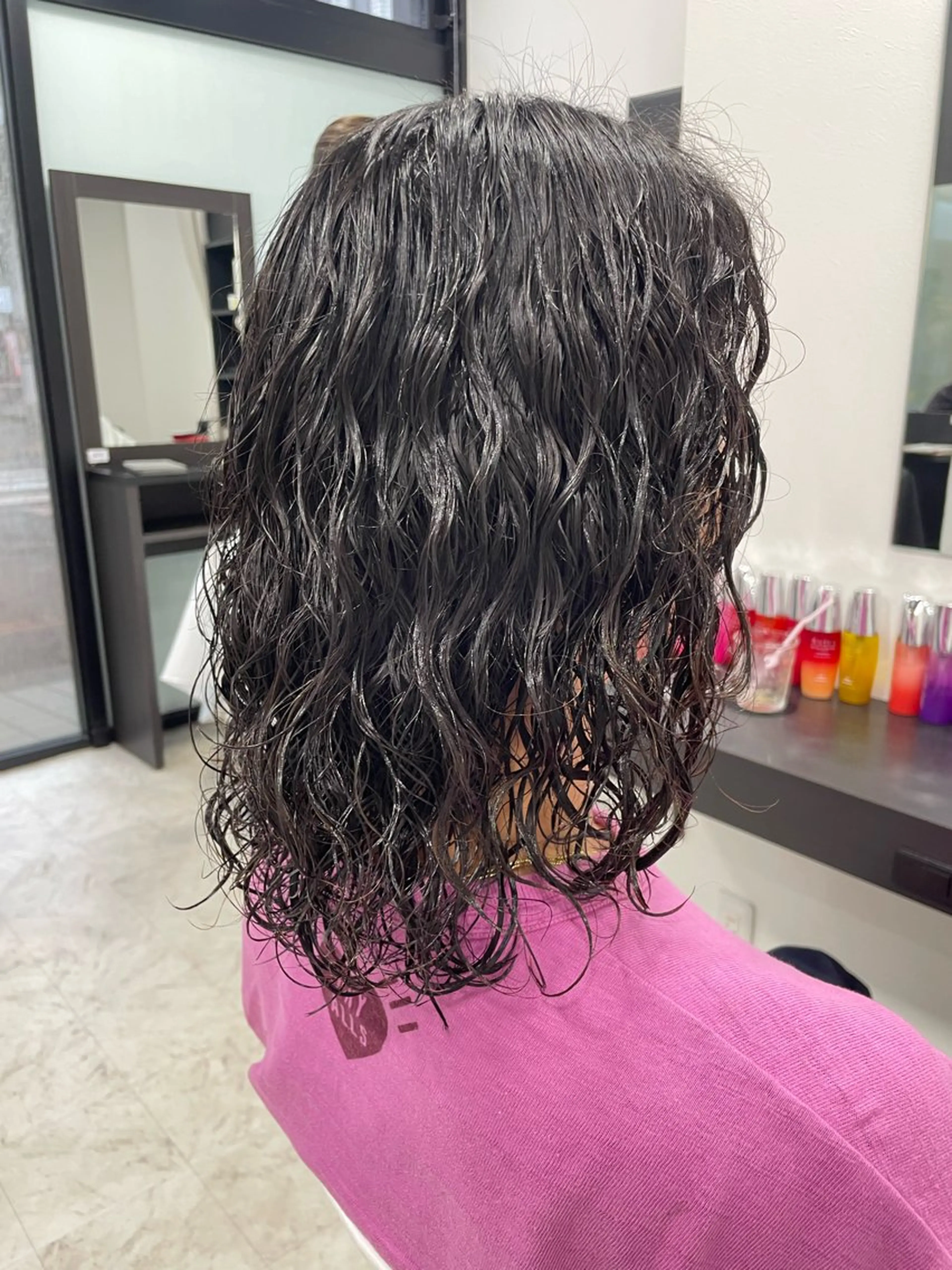 セミロング パーマ メンズ メンズパーマ セミロングパーマ カット 齋藤成/ ECLAT HAIRのヘアスタイル