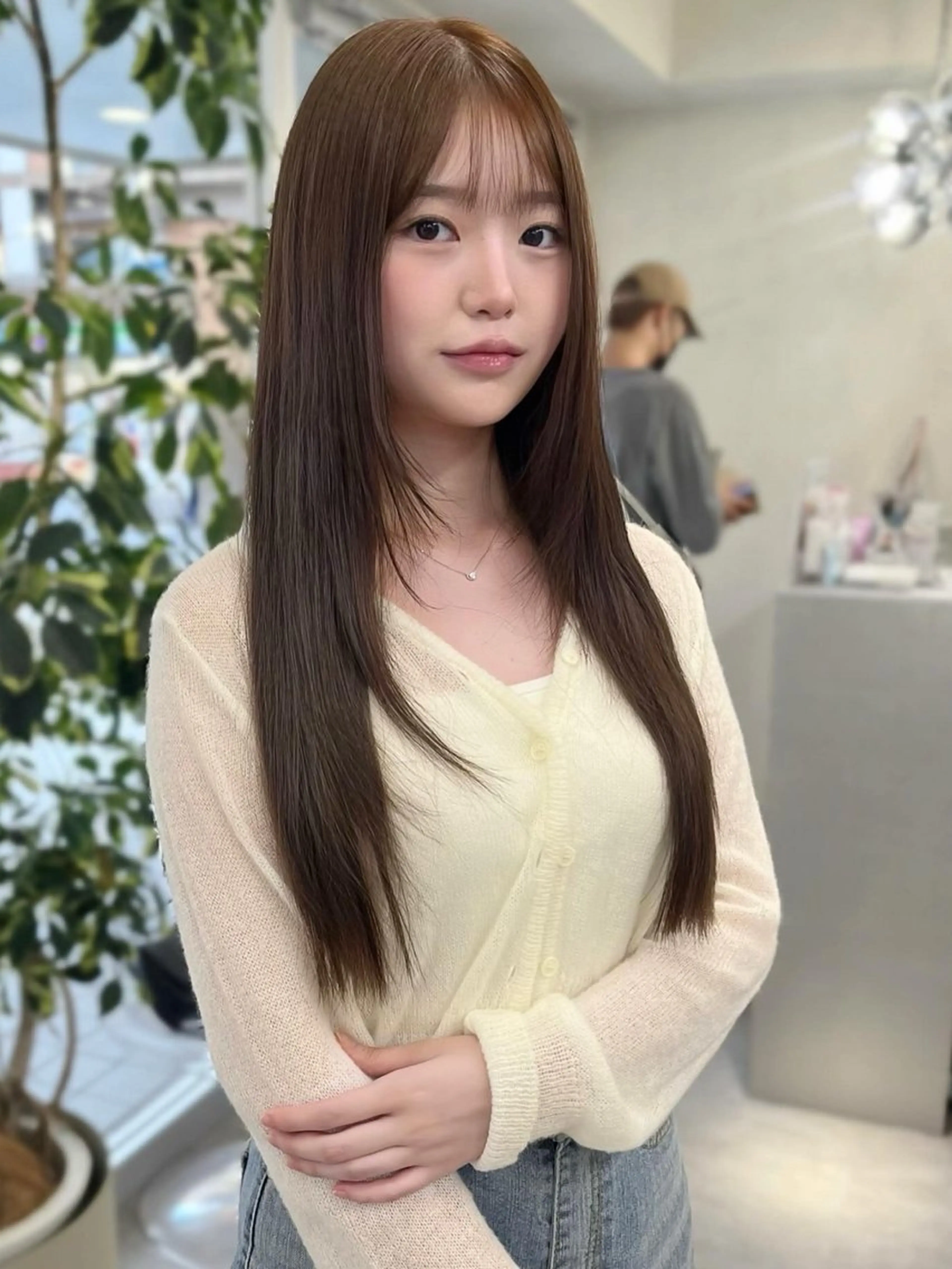 ロング 梅田/ブリーチなし 透明感カラー/Yuiのヘアスタイル