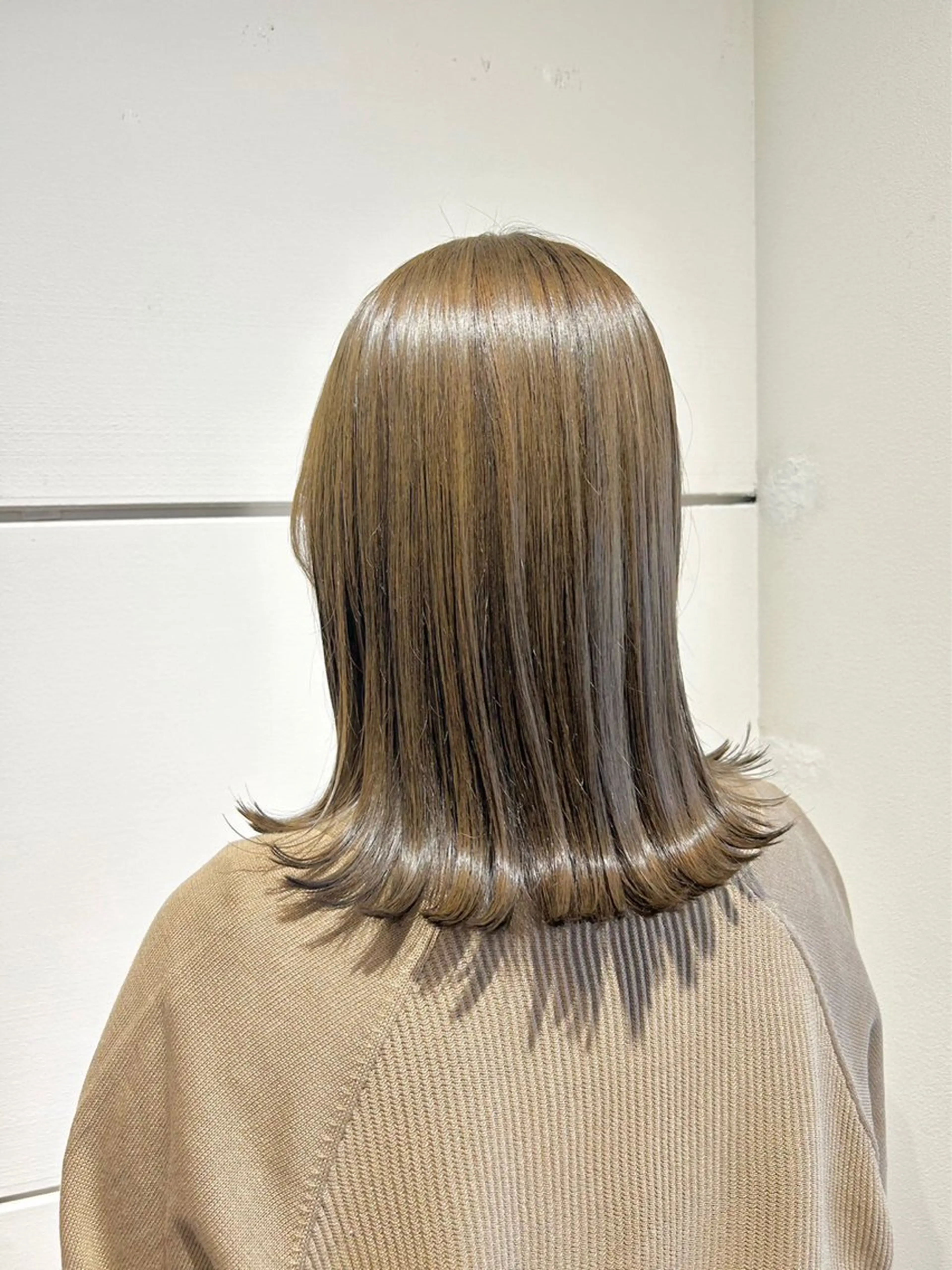 セミロング ヘアカラー hair salon loup所属・loup yunaのヘアスタイル