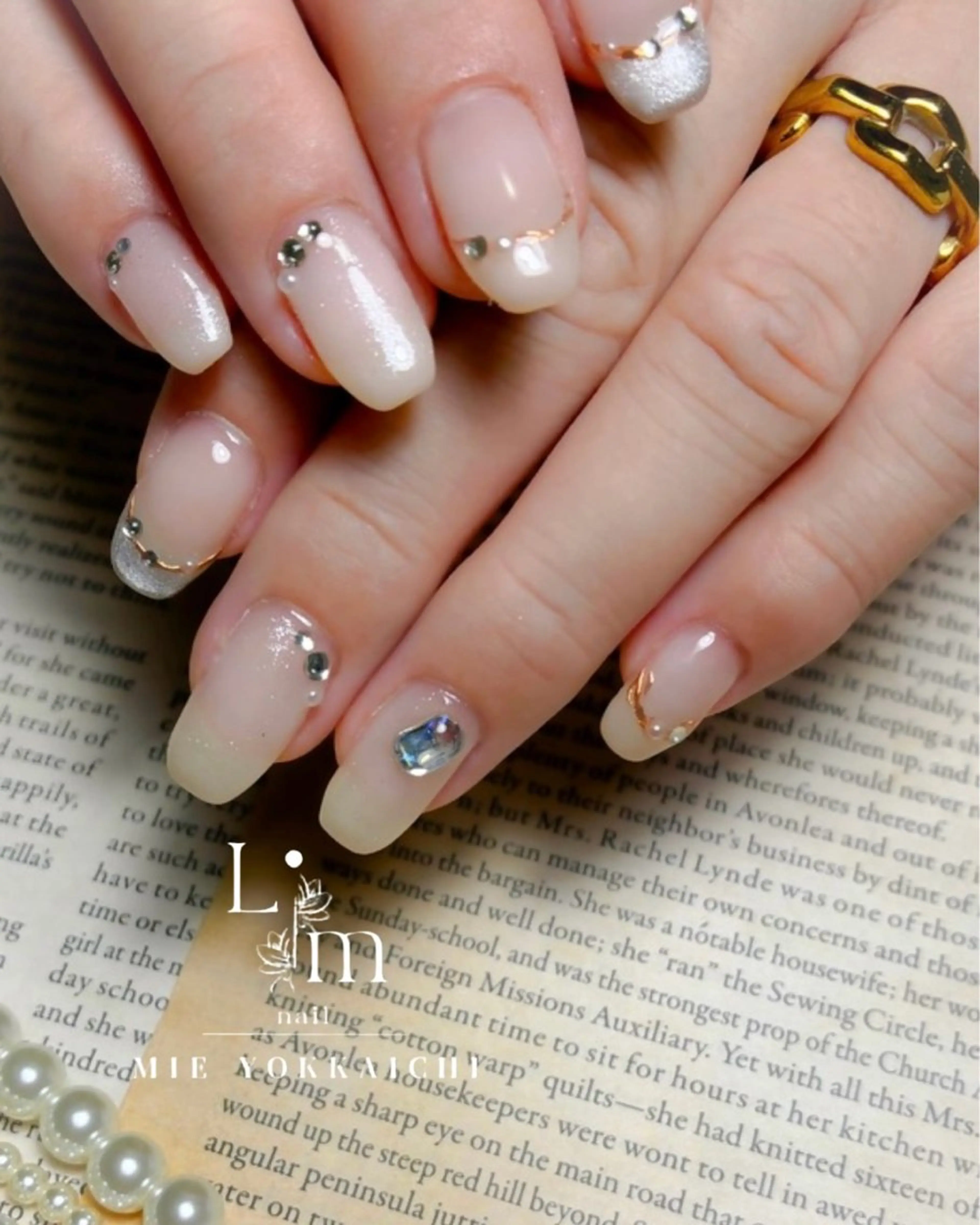 ネイル アートネイル 持ち込み Li.m nail リム ネイルのネイルデザイン