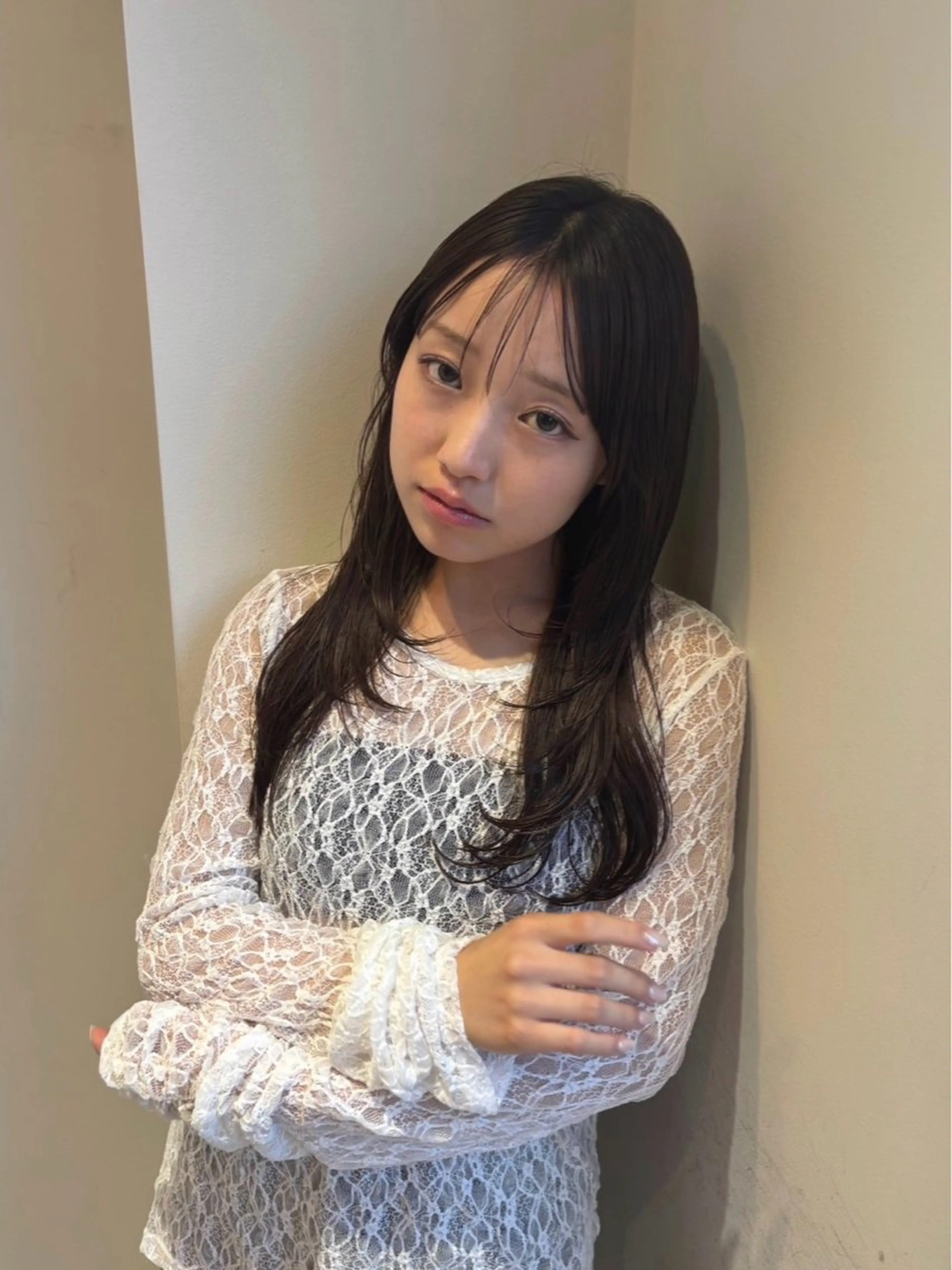 ロング レイヤーカット カット 𝙮𝙪𝙪𝙠𝙞 🐰のヘアスタイル