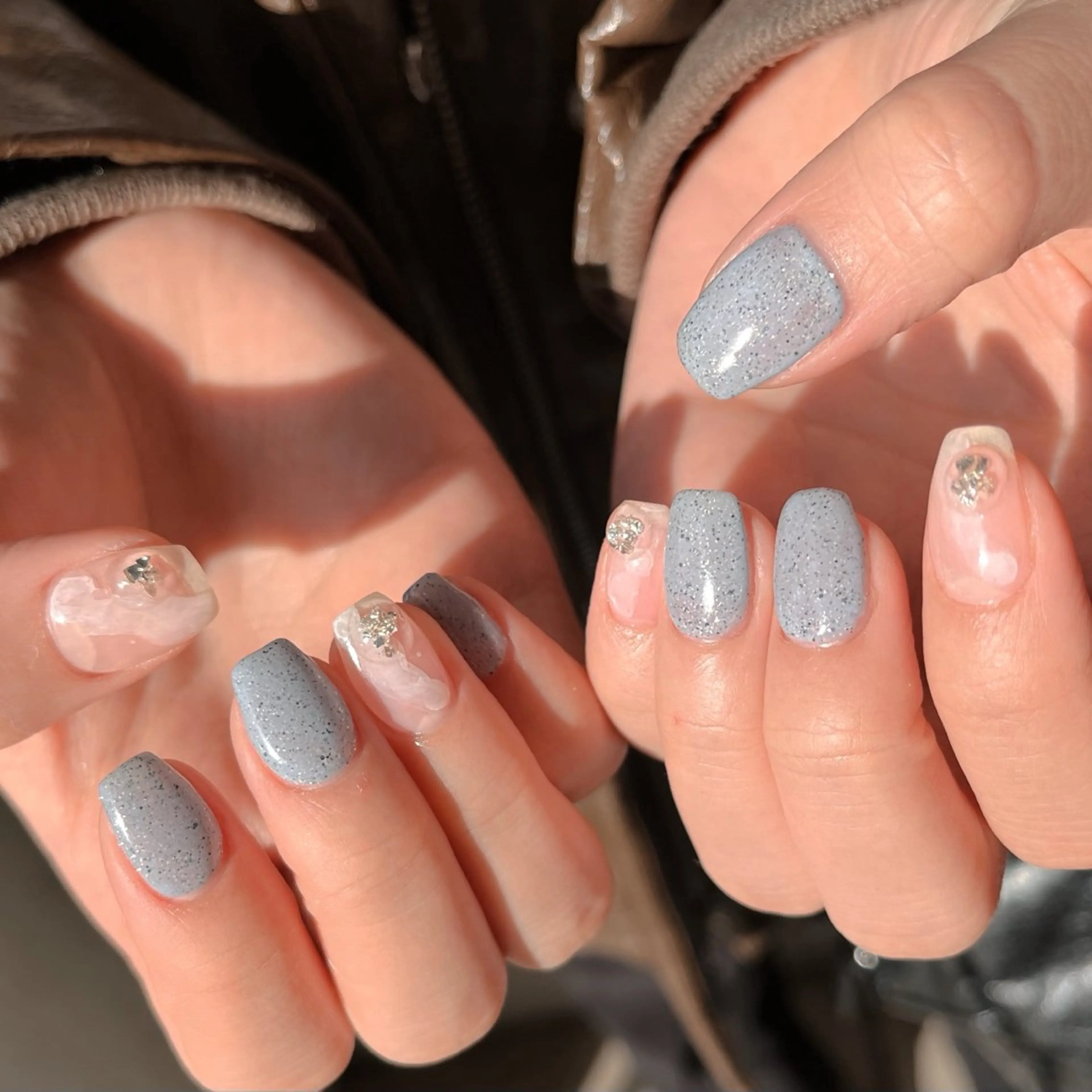 ネイル フレンチネイル ジェルネイル 韓国ネイル マグネットネイル ニュアンスネイル MARU NAIL mamiのネイルデザイン