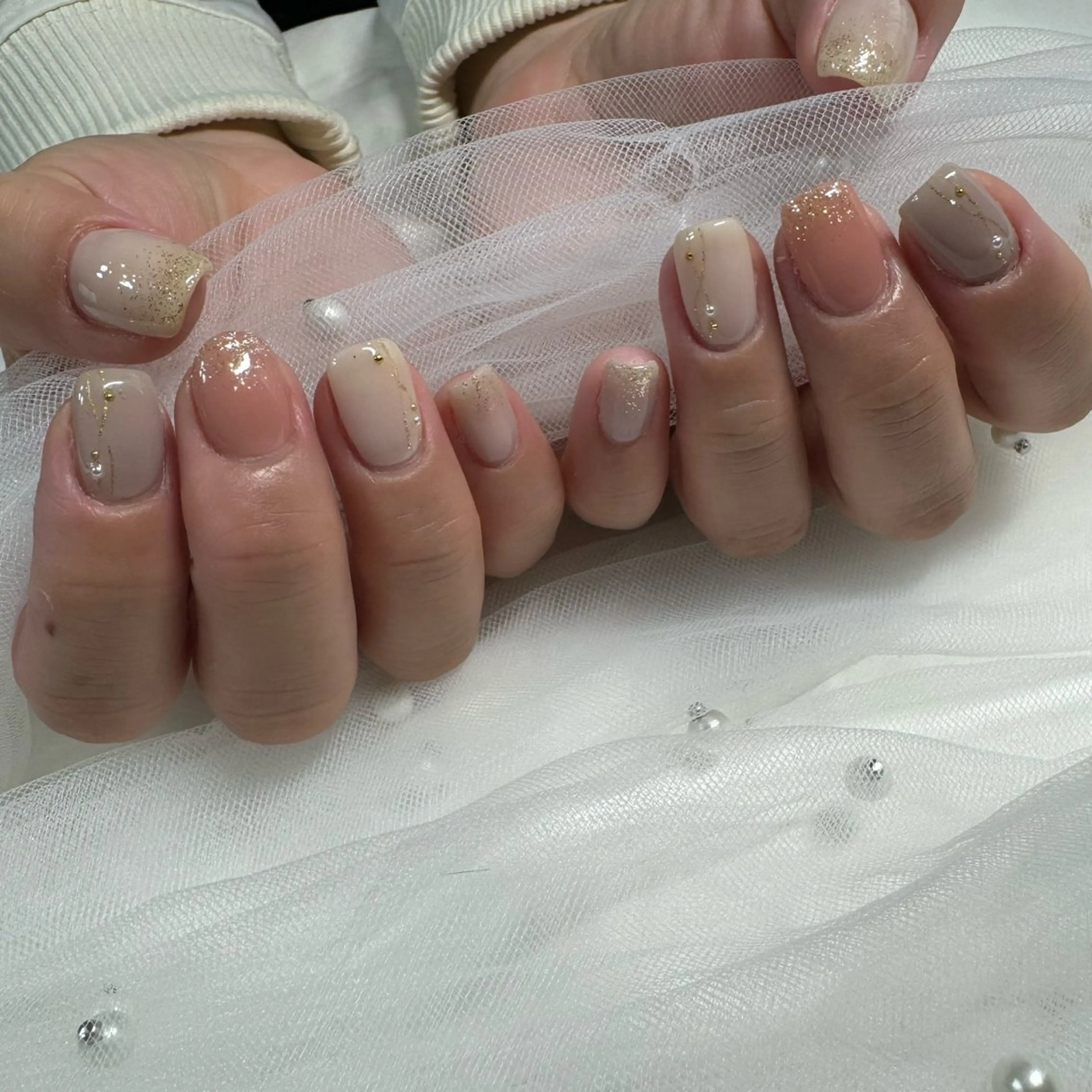 ネイル ジェルネイル シンプルネイル 東 千夏のネイルデザイン