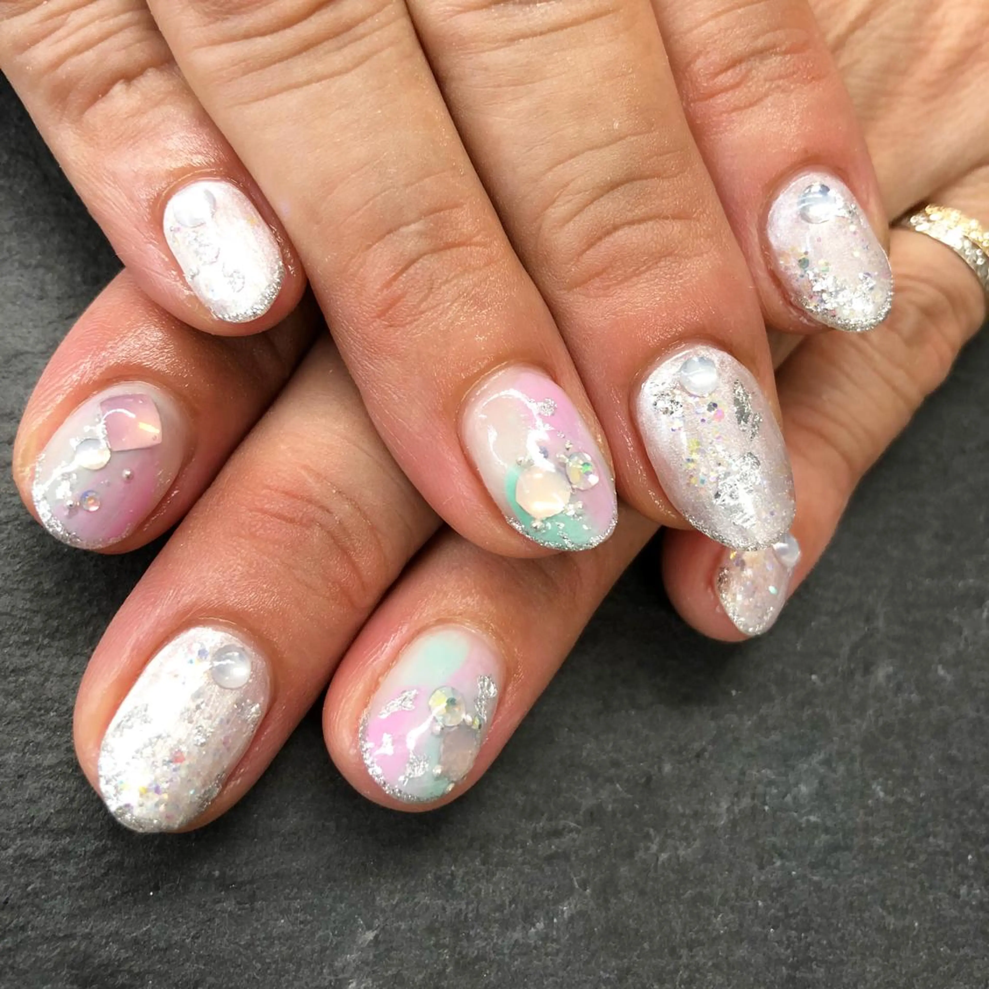 ネイル 夏ネイル esNail&eye イーズネイル＆アイのネイルデザイン