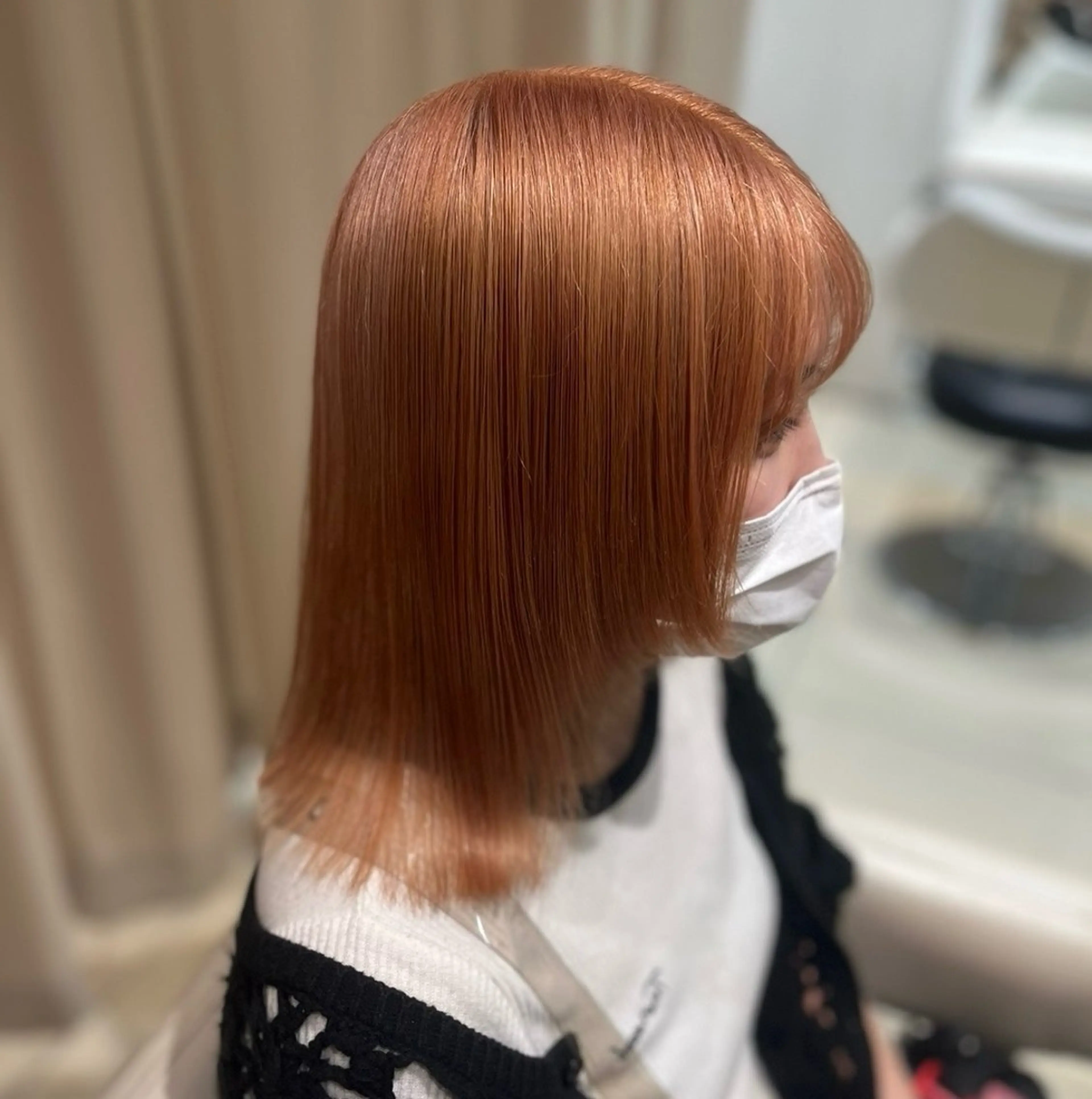 ミディアム ヘアカラー ブリーチカラー特化 美容師/𝕐𝕌𝕀のヘアスタイル