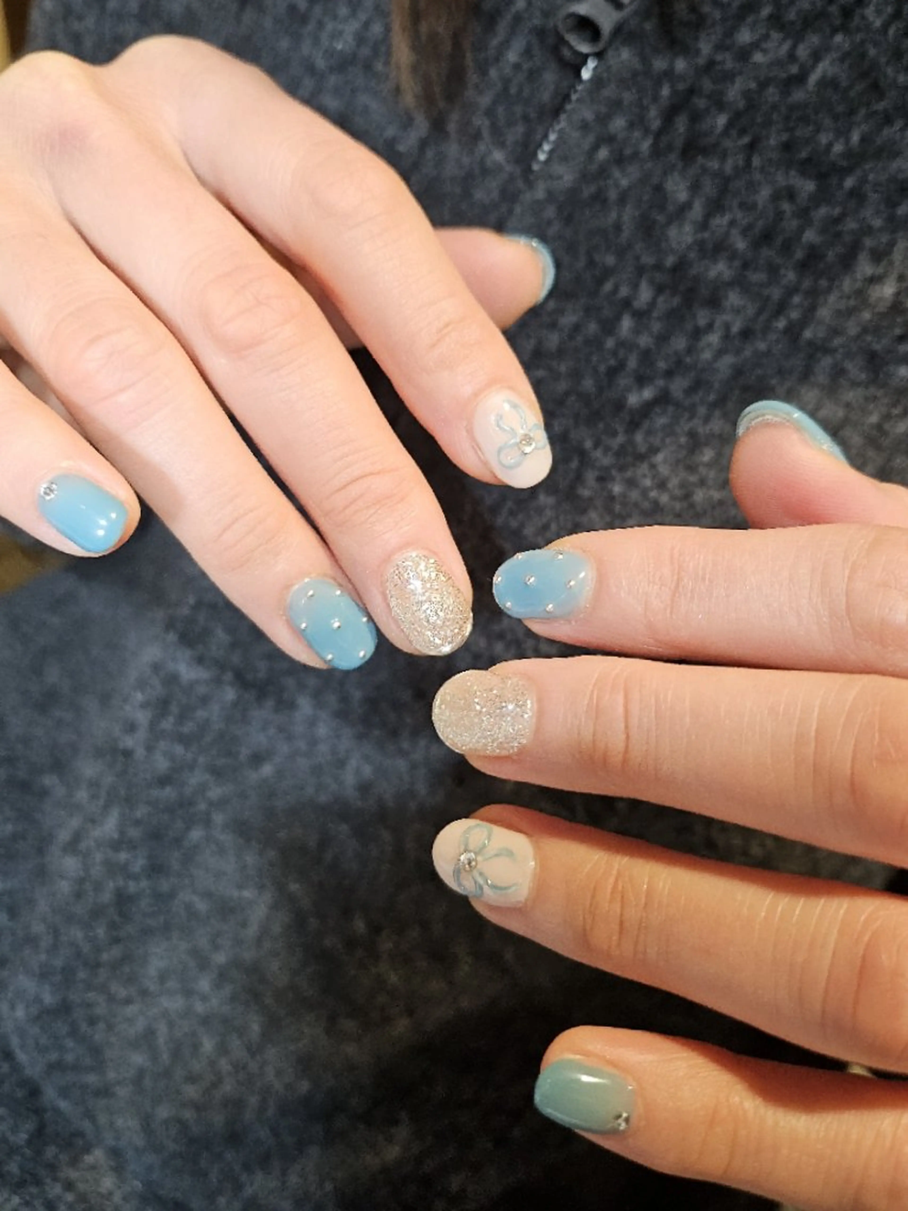ネイル 持ち込み ハンドネイル plus j yuuのネイルデザイン