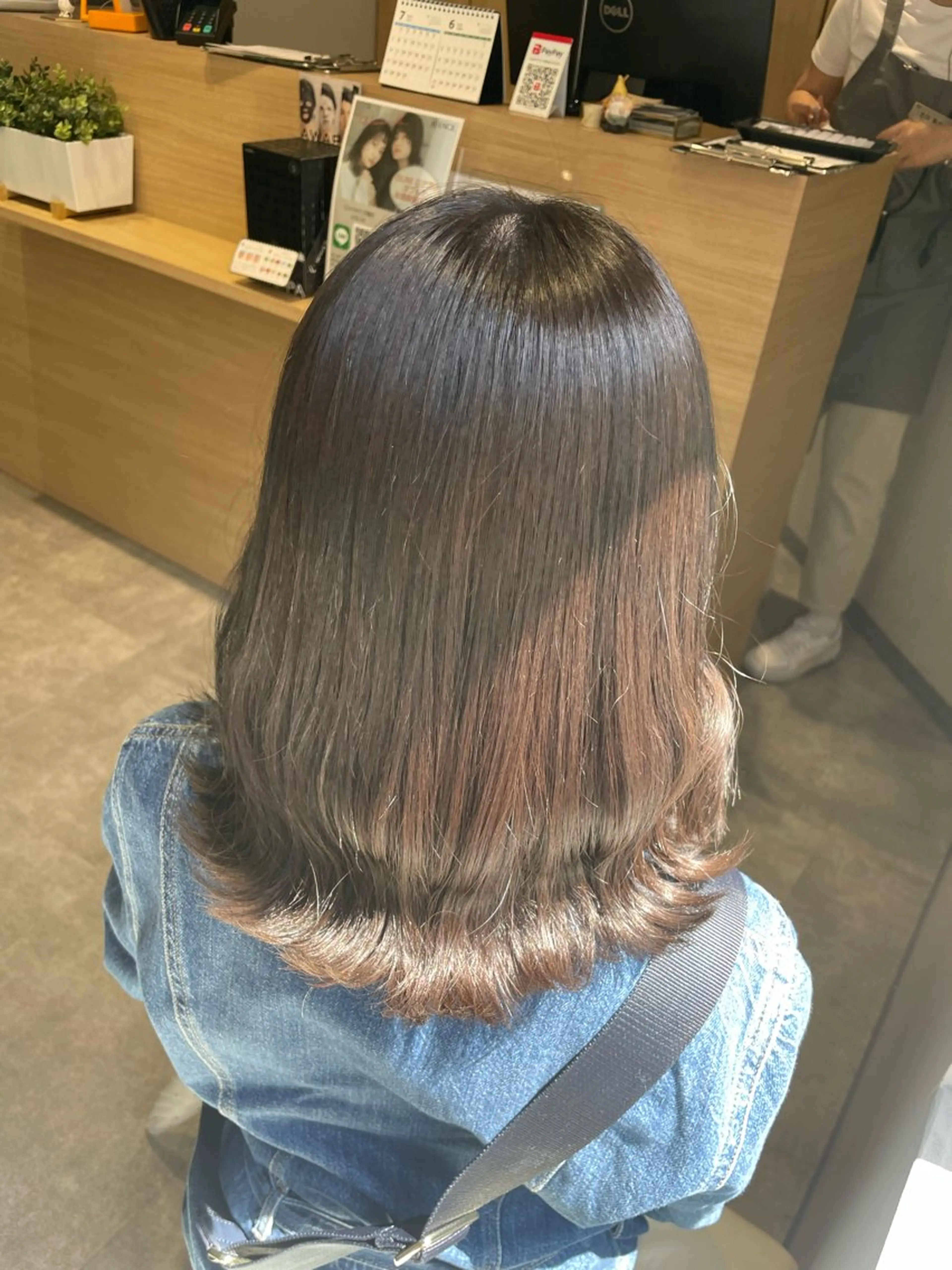 ミディアム カラー Zina【梅田】 /田中 沙弥のヘアスタイル