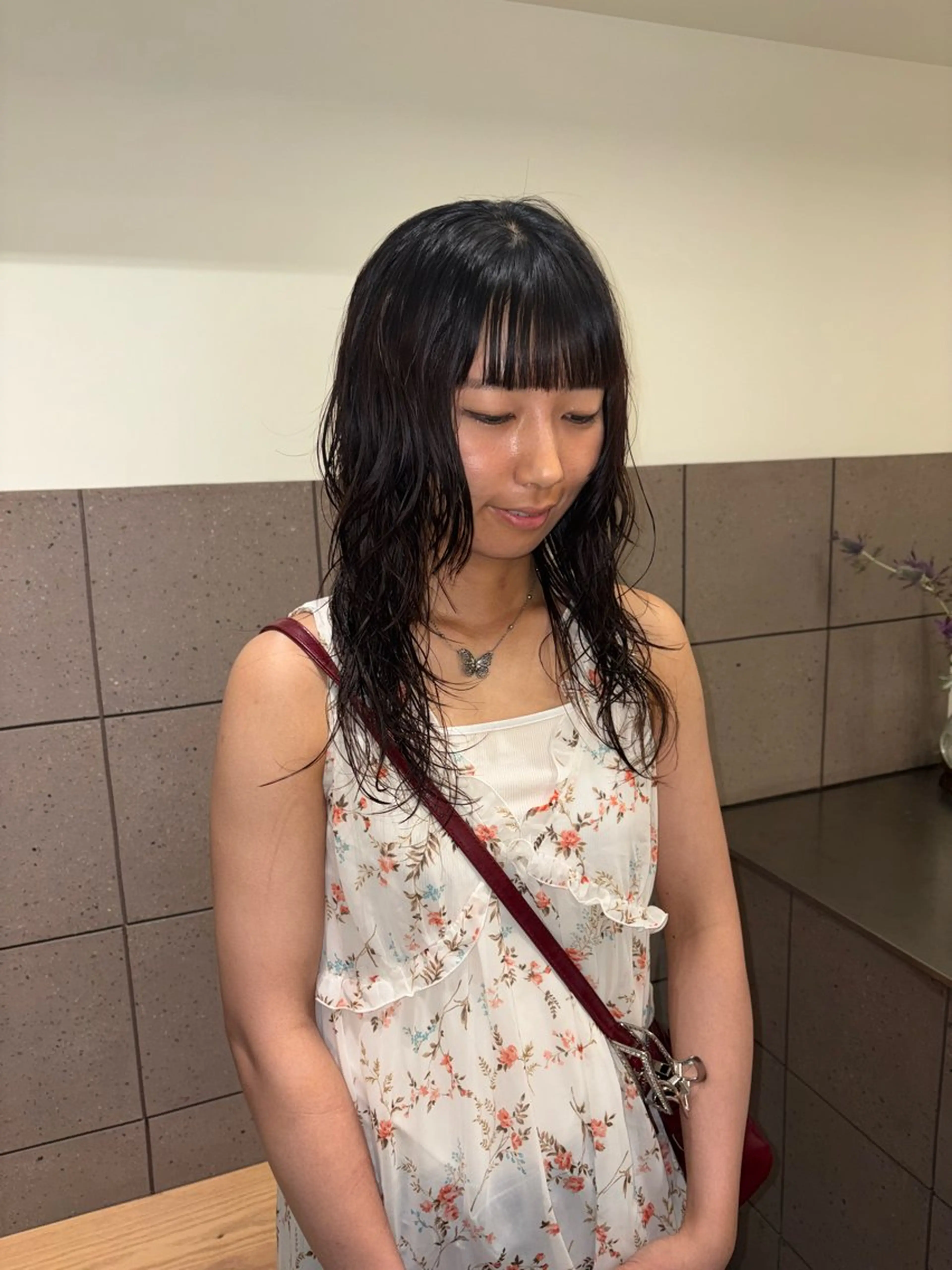 ロング パーマ カット ヘアカラー natsuki /HUI 金山のヘアスタイル