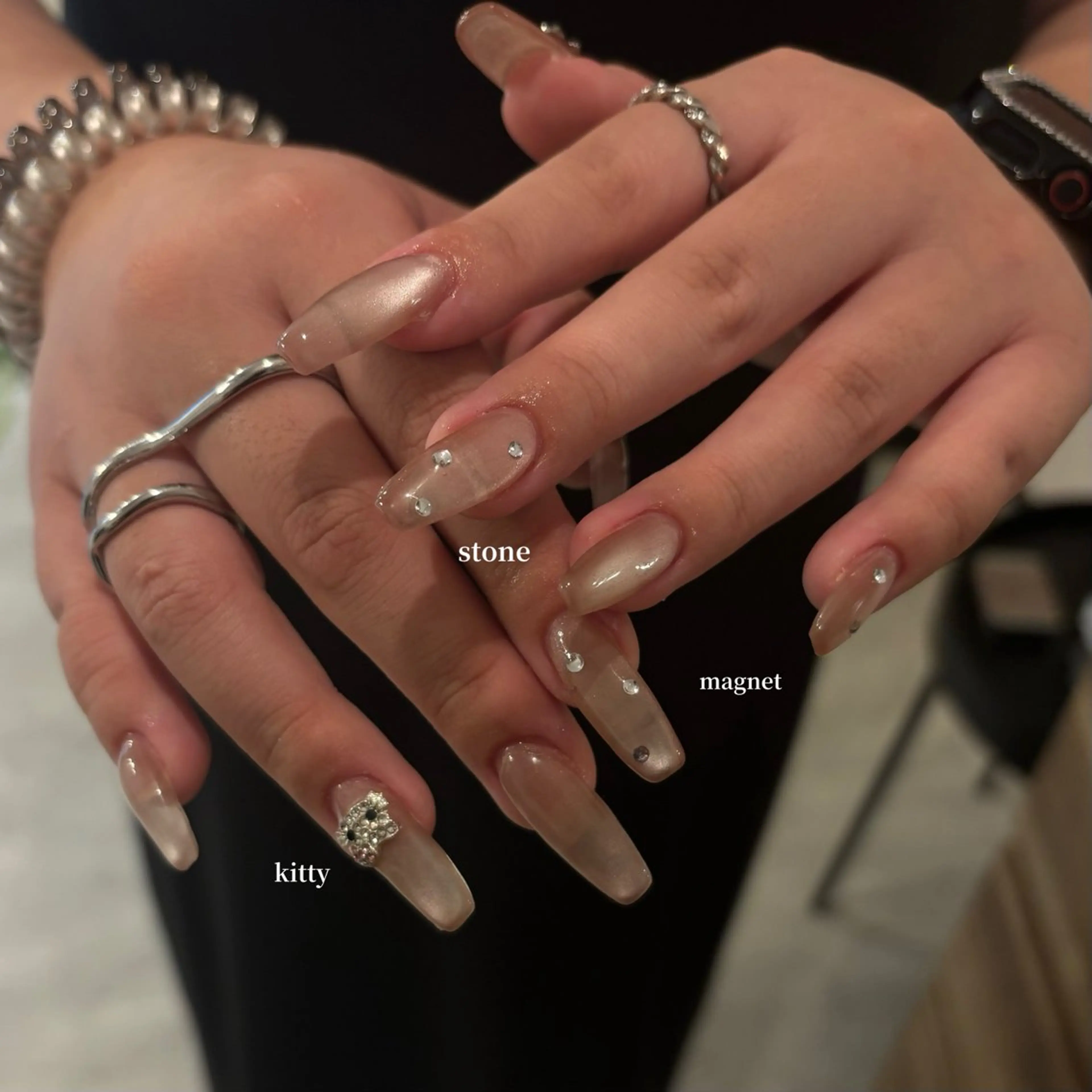 ネイル マグネットネイル AYANO / BINELのネイルデザイン