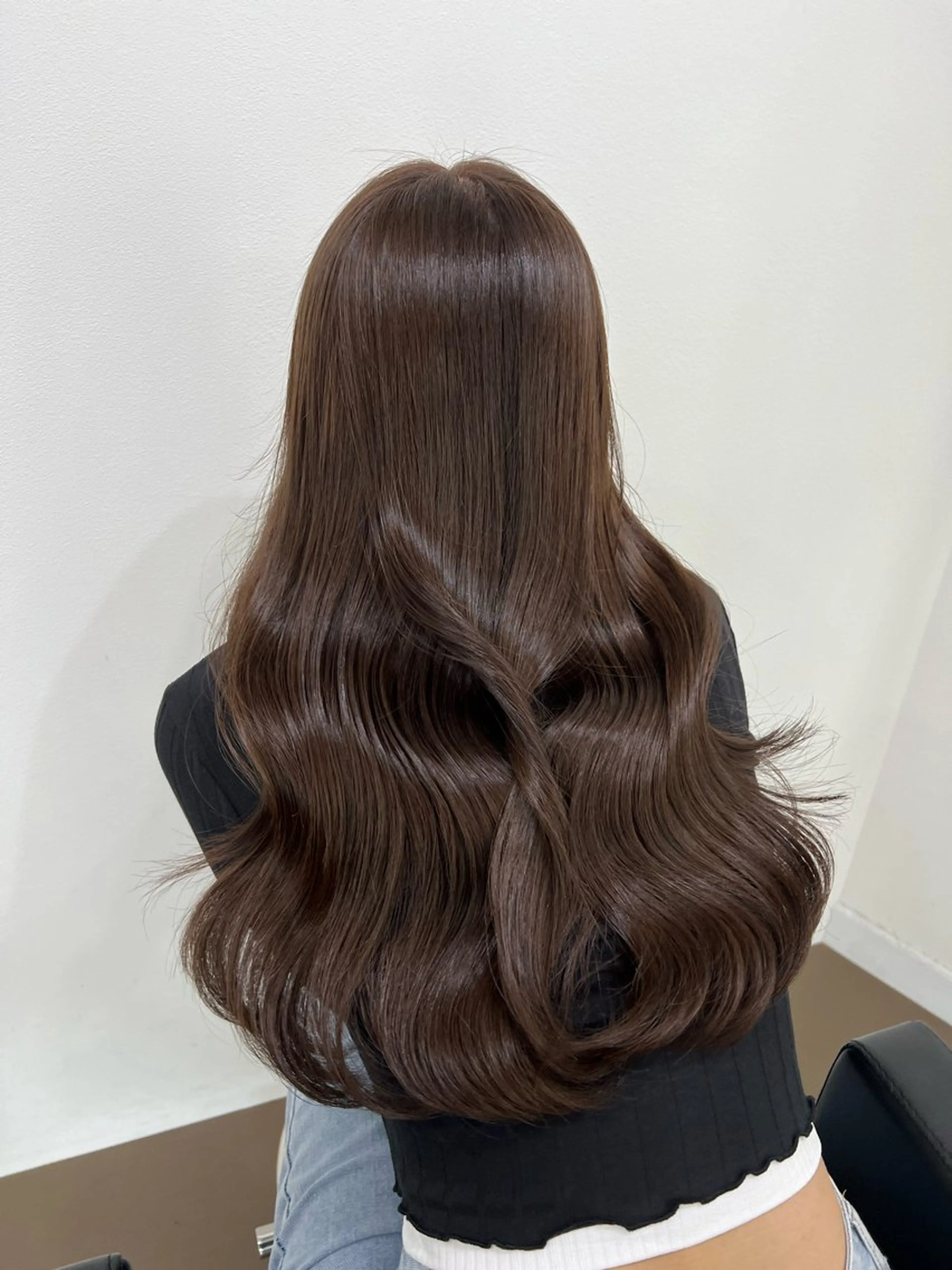 ロング 川元 春奈のヘアスタイル