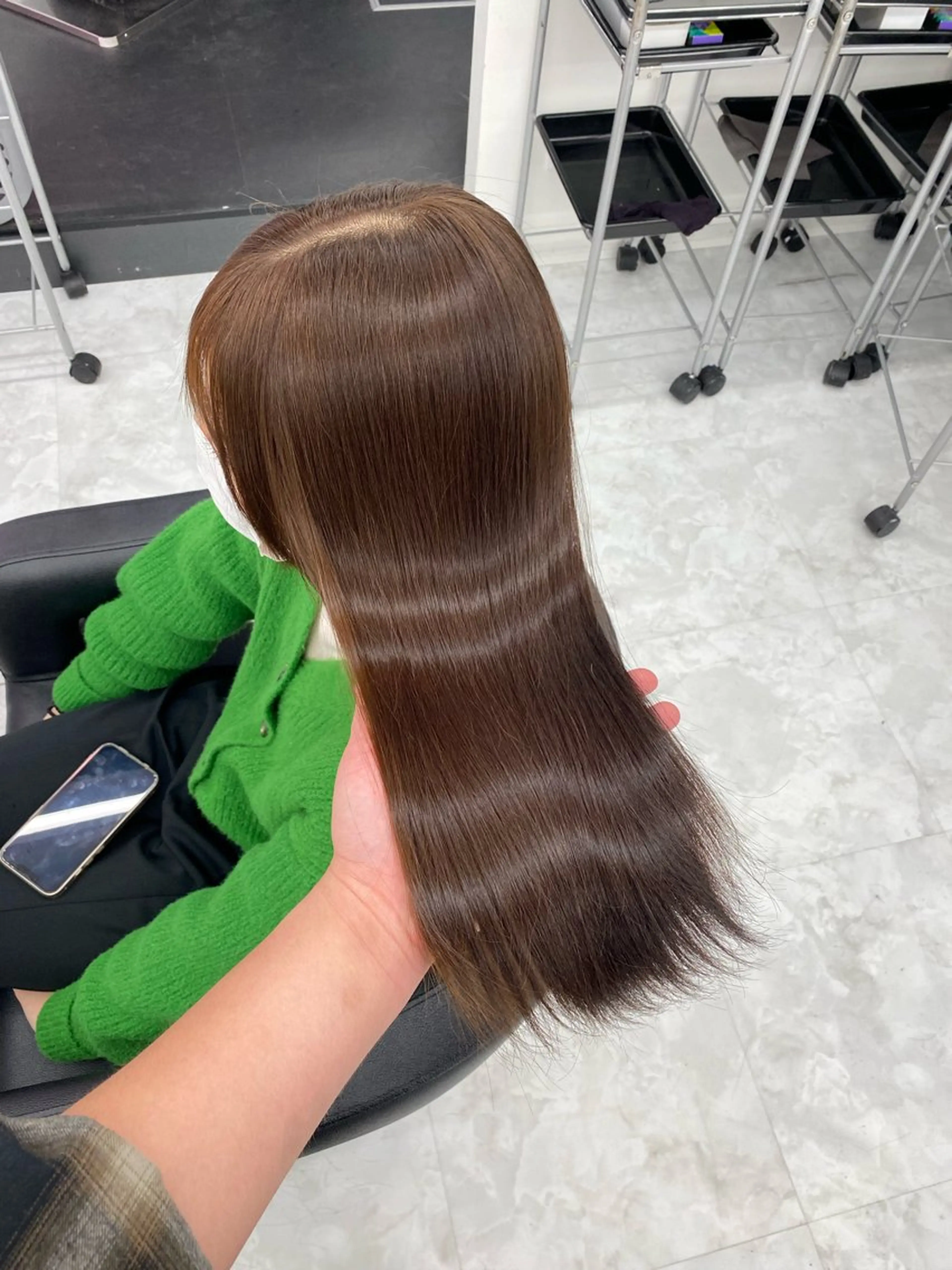 ロング カラー カット パーマ トリートメント 🔷似合わせメンズ カットKUMA🔷のヘアスタイル