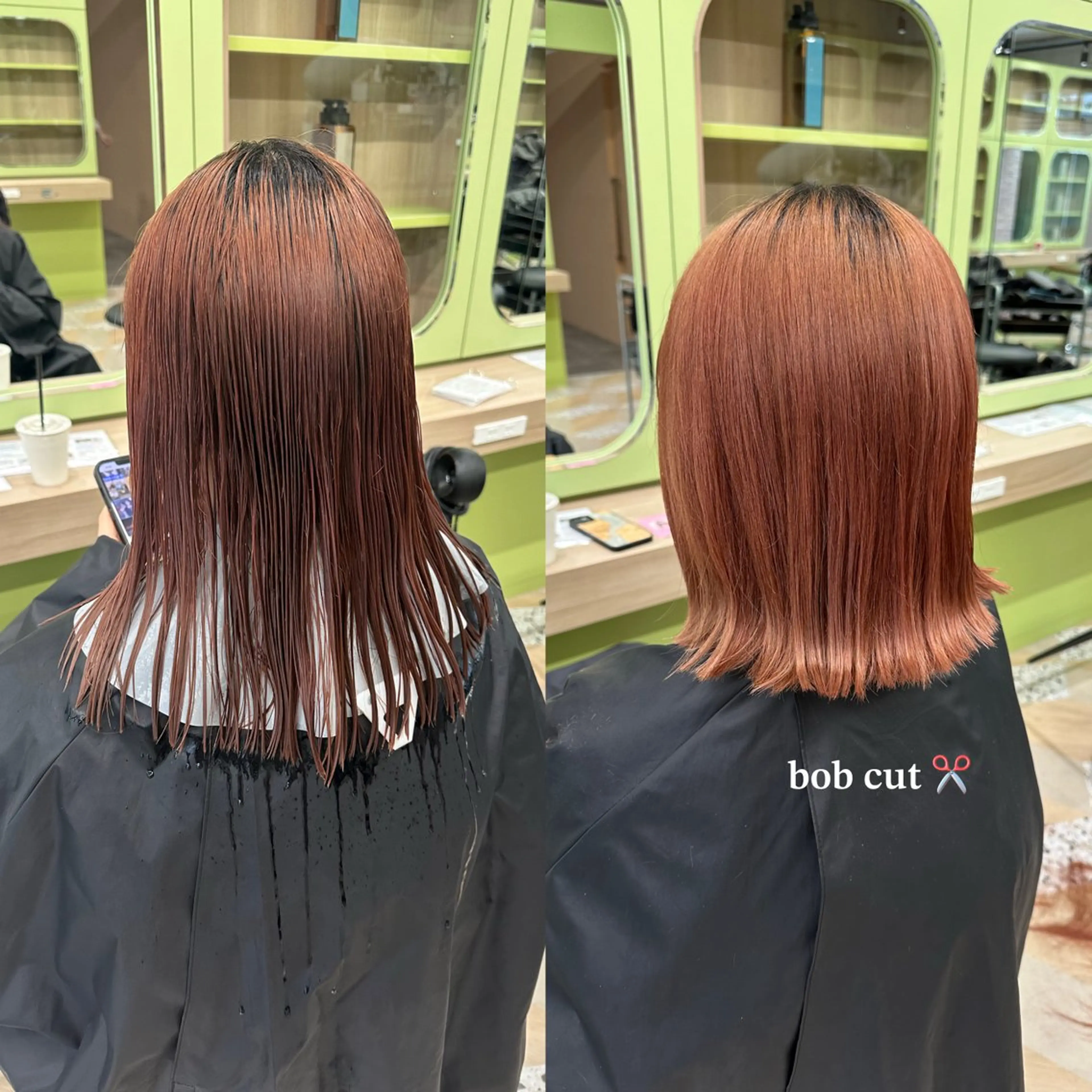 ショート yuka♡/ボブ カット/暖色カラーのヘアスタイル