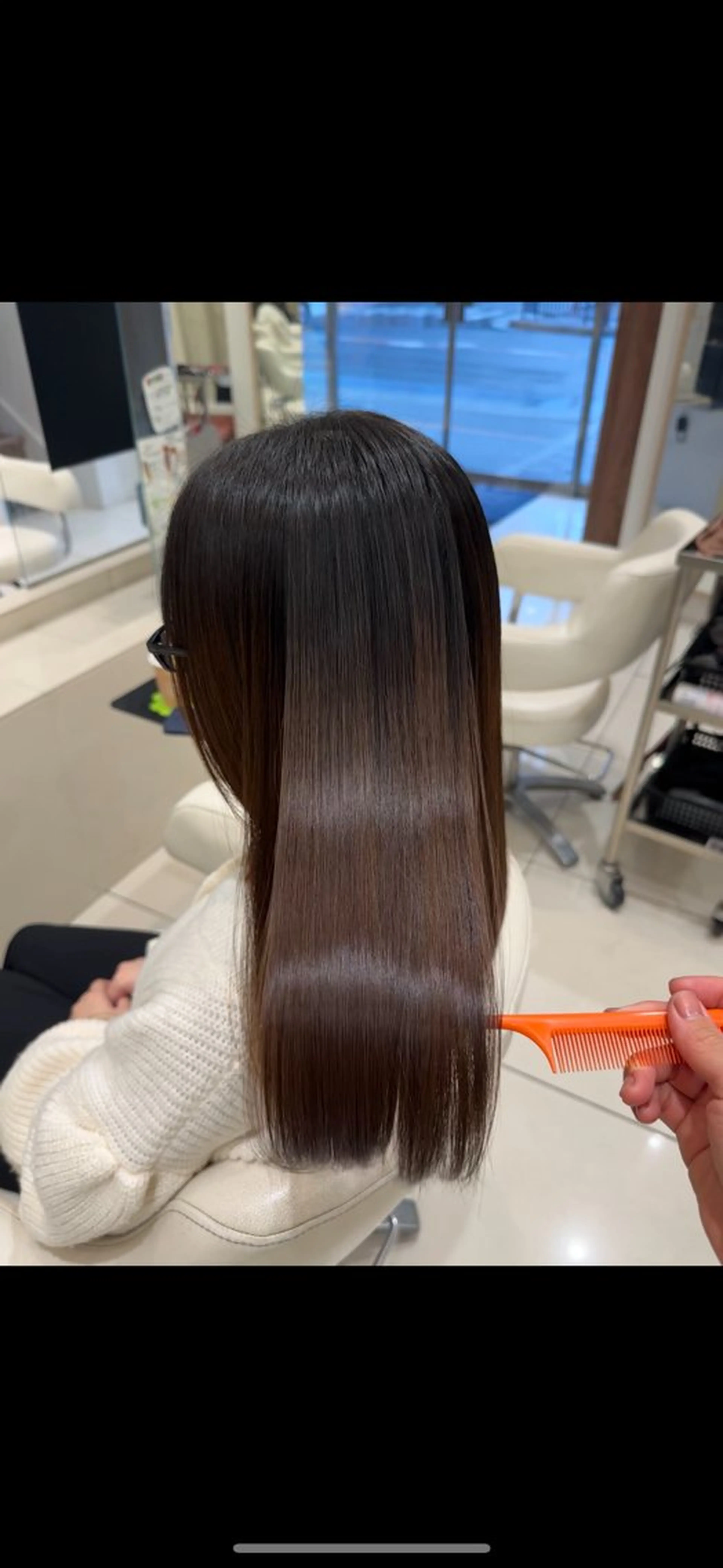 ロング 艶髪/ブリーチなし Wカラー🌺yuiのヘアスタイル