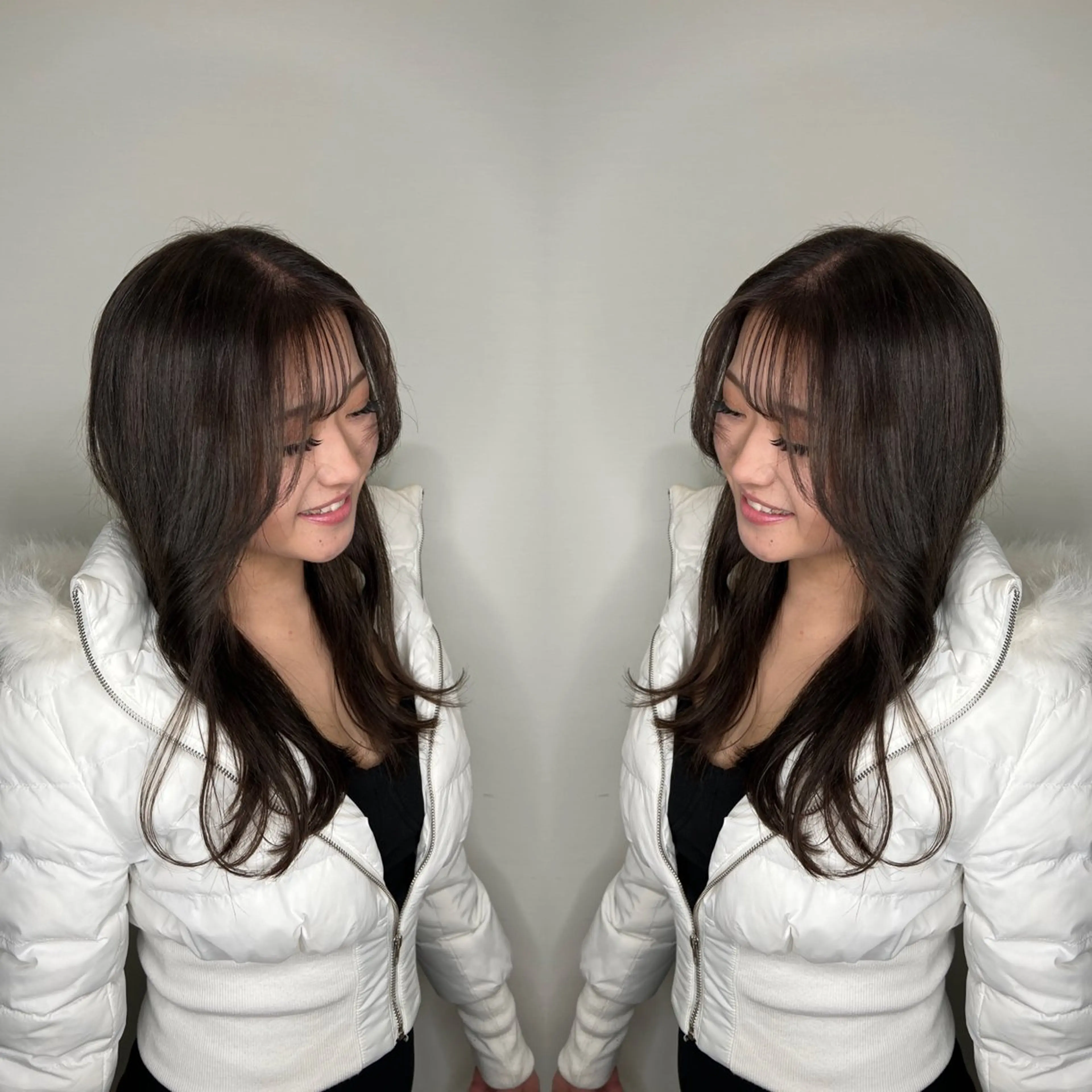 ロング カラー レイヤー/ボブ/ ミニボブ/AOIのヘアスタイル