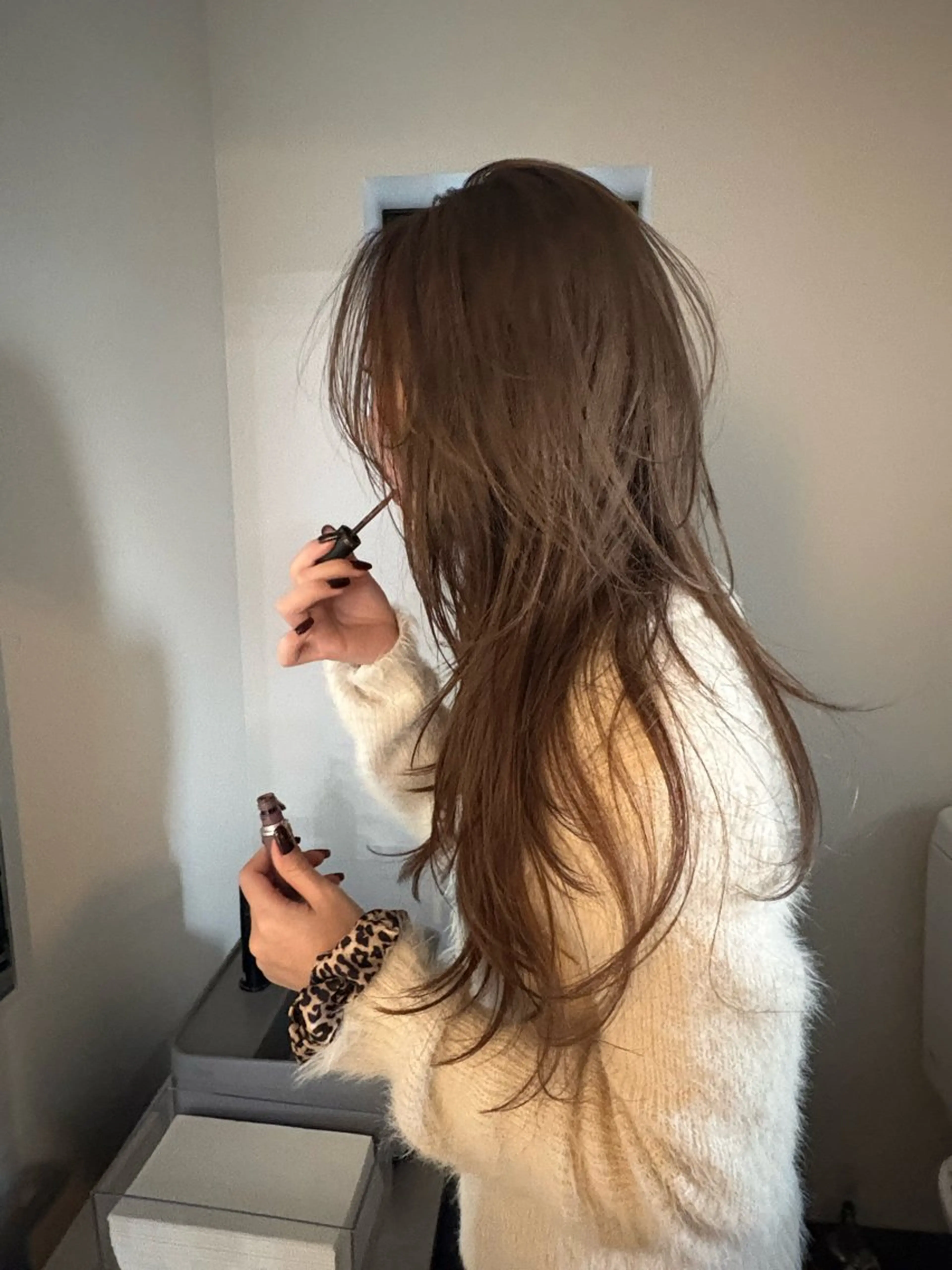 ロング 韓国風ヘア ヘアカラー Zoey kannaのヘアスタイル