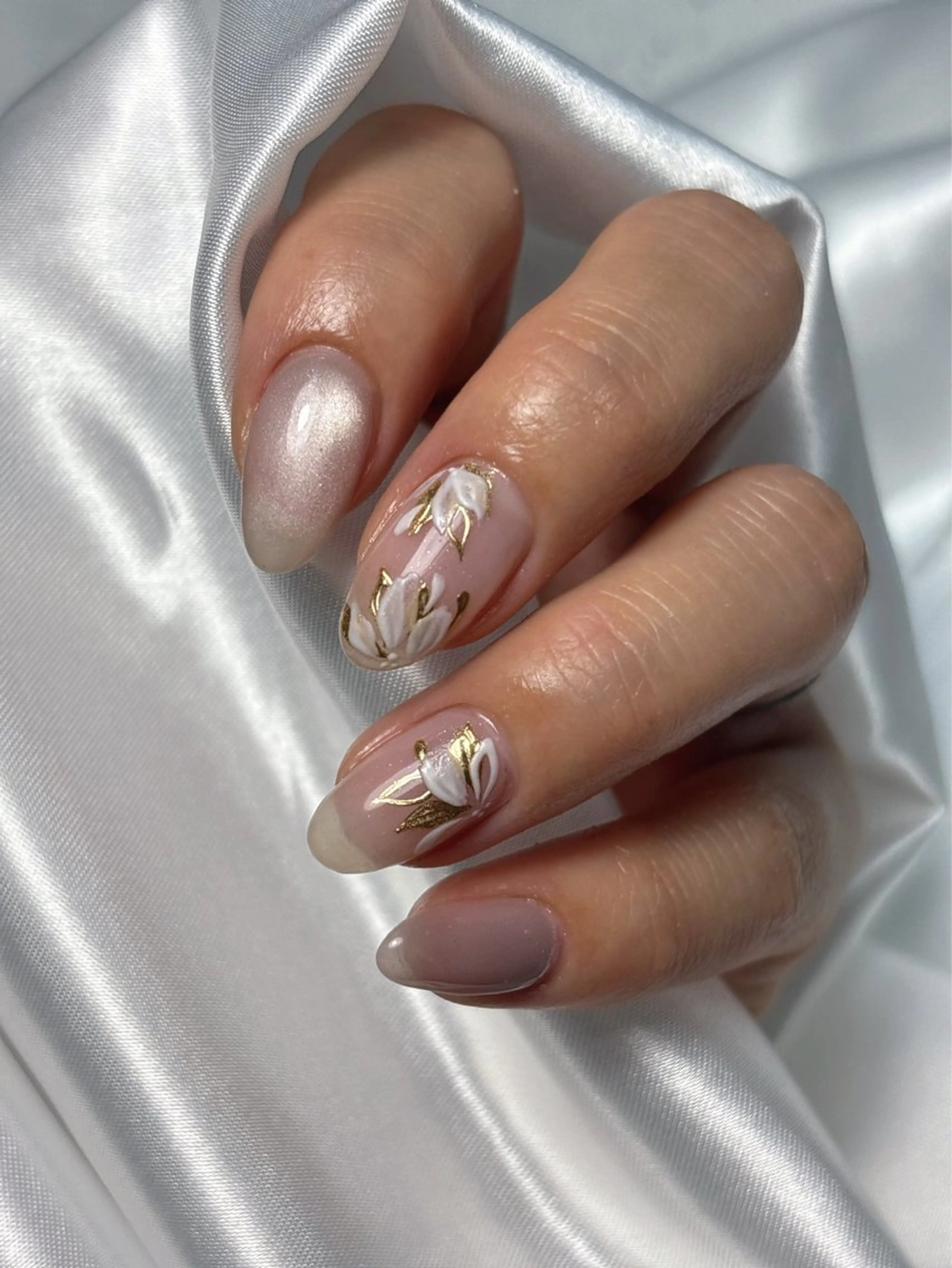 ネイル ハンドネイル Li'a Bloom所属・🦋🤍 madoka🤍のネイルデザイン