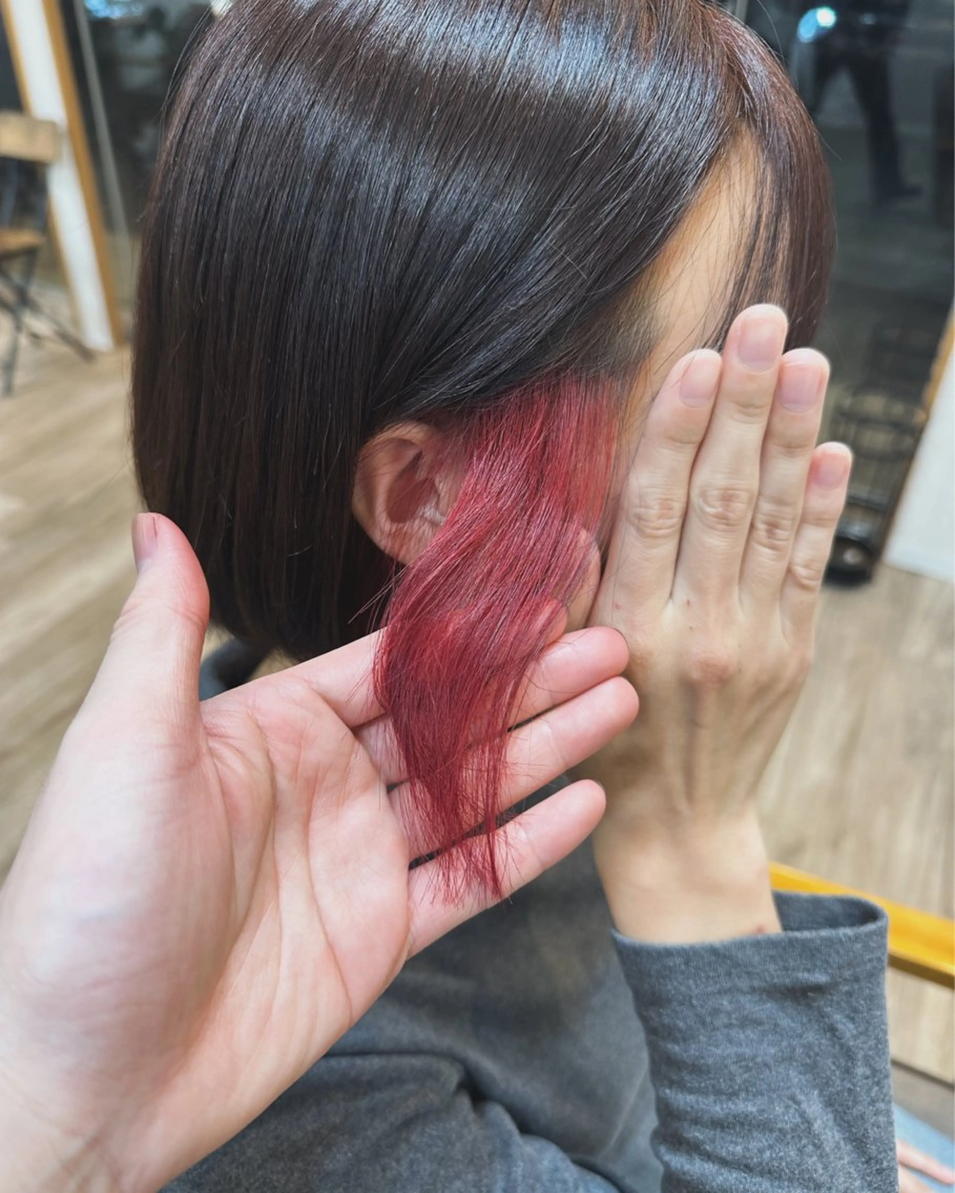 カラー レッドカラー カット ヘアカラー トリートメント TELA HAIR 土浦店【テーラヘアー】所属・TELA HAIR マネージャーRIKUのヘアスタイル