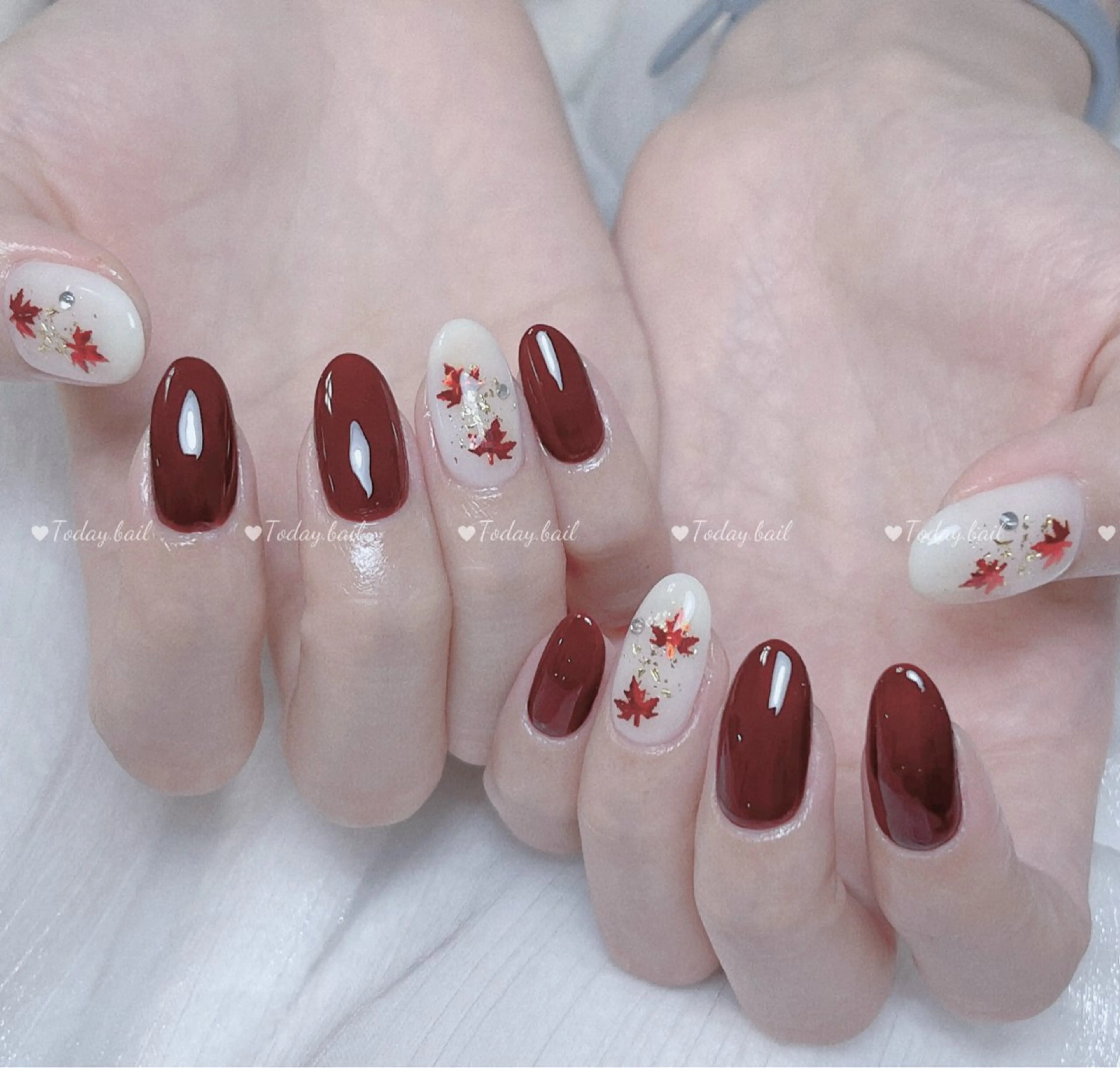 ネイル ハンドネイル 🎀Today nail💅のネイルデザイン